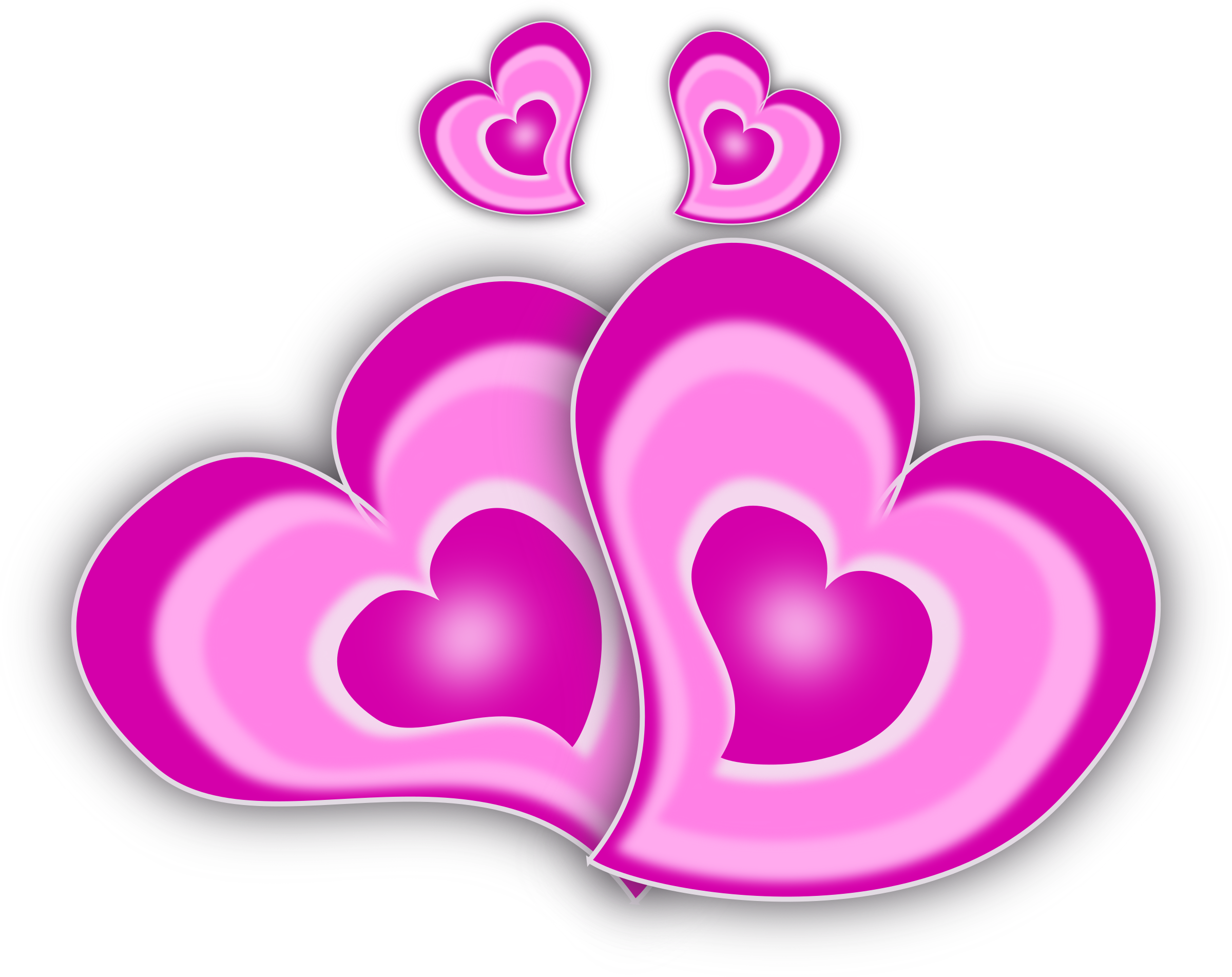 Clipart - Loving Hearts