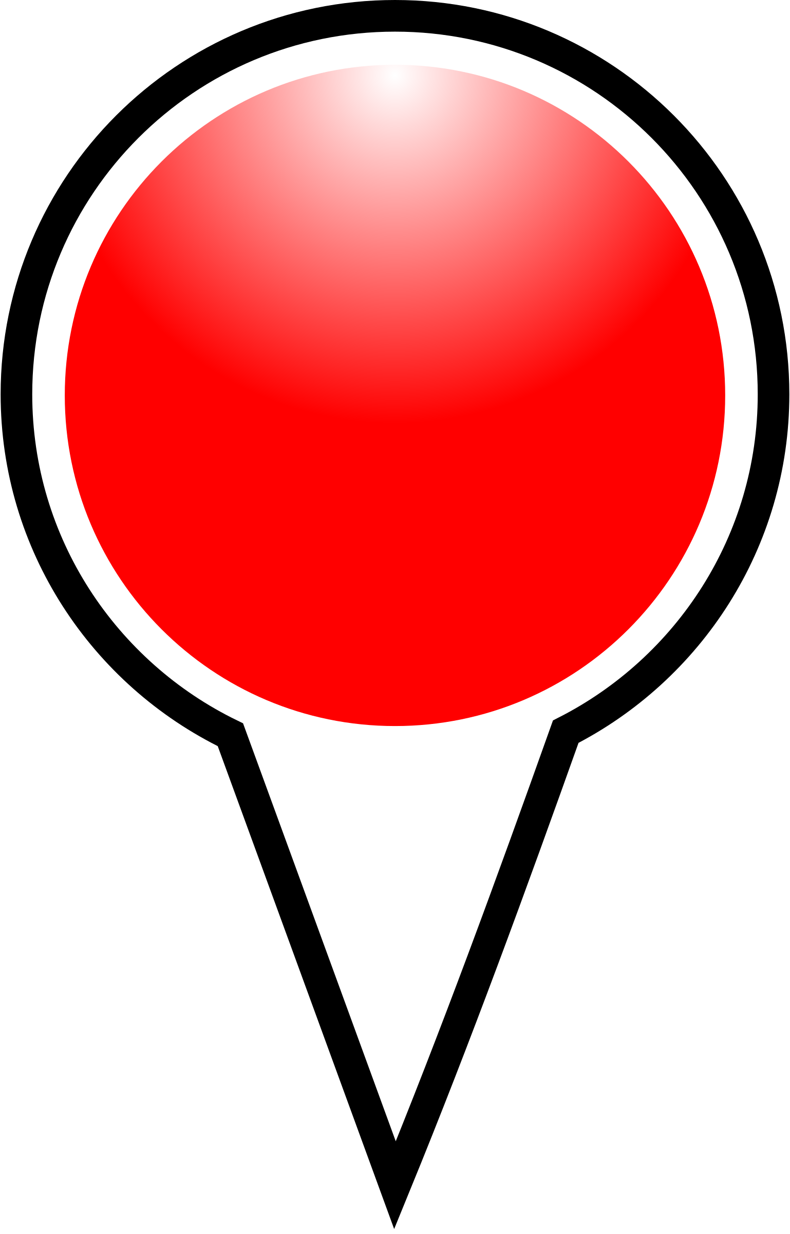 Clipart squat marker red Clipart squat marker red