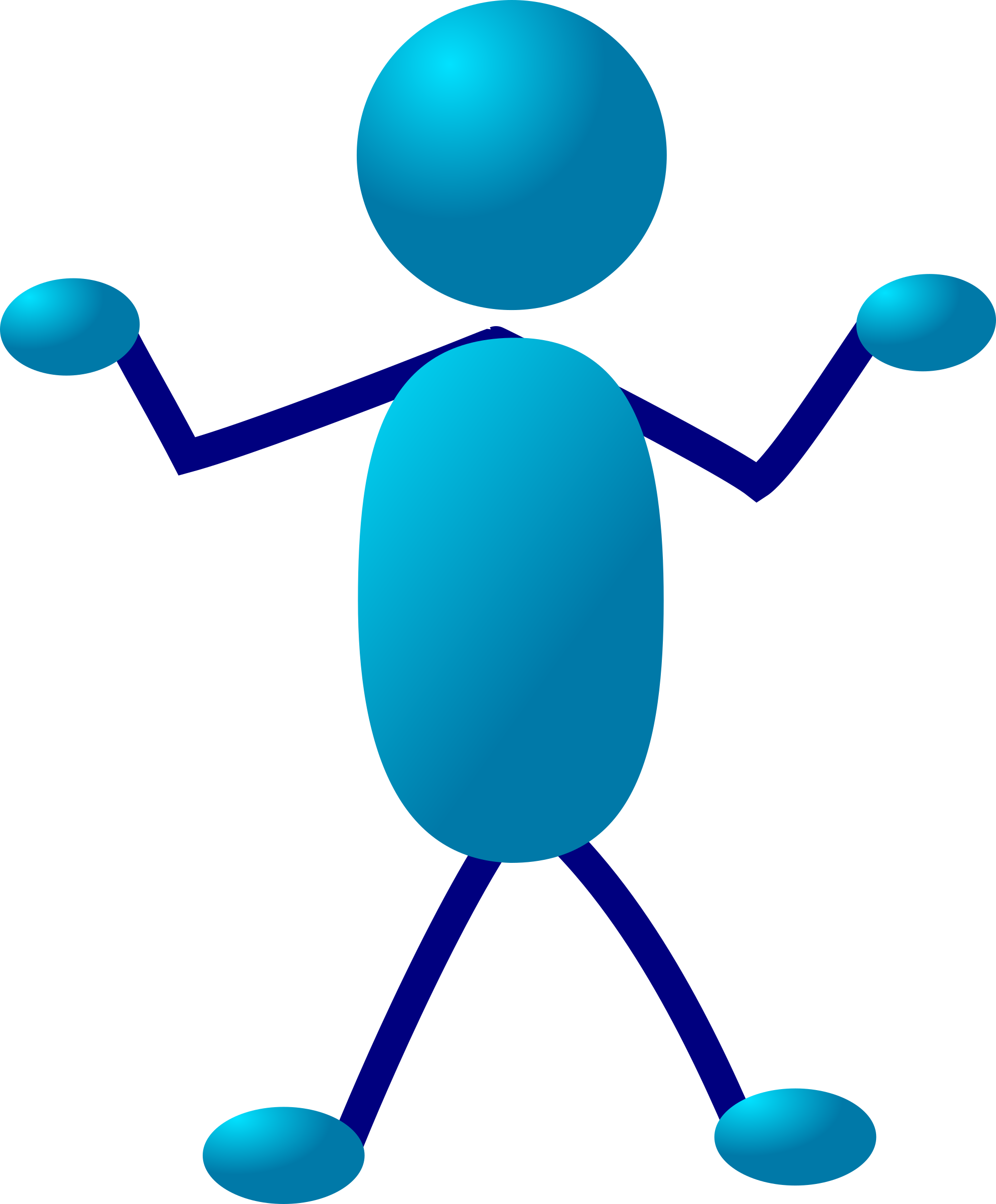 Clipart - Stickman 05