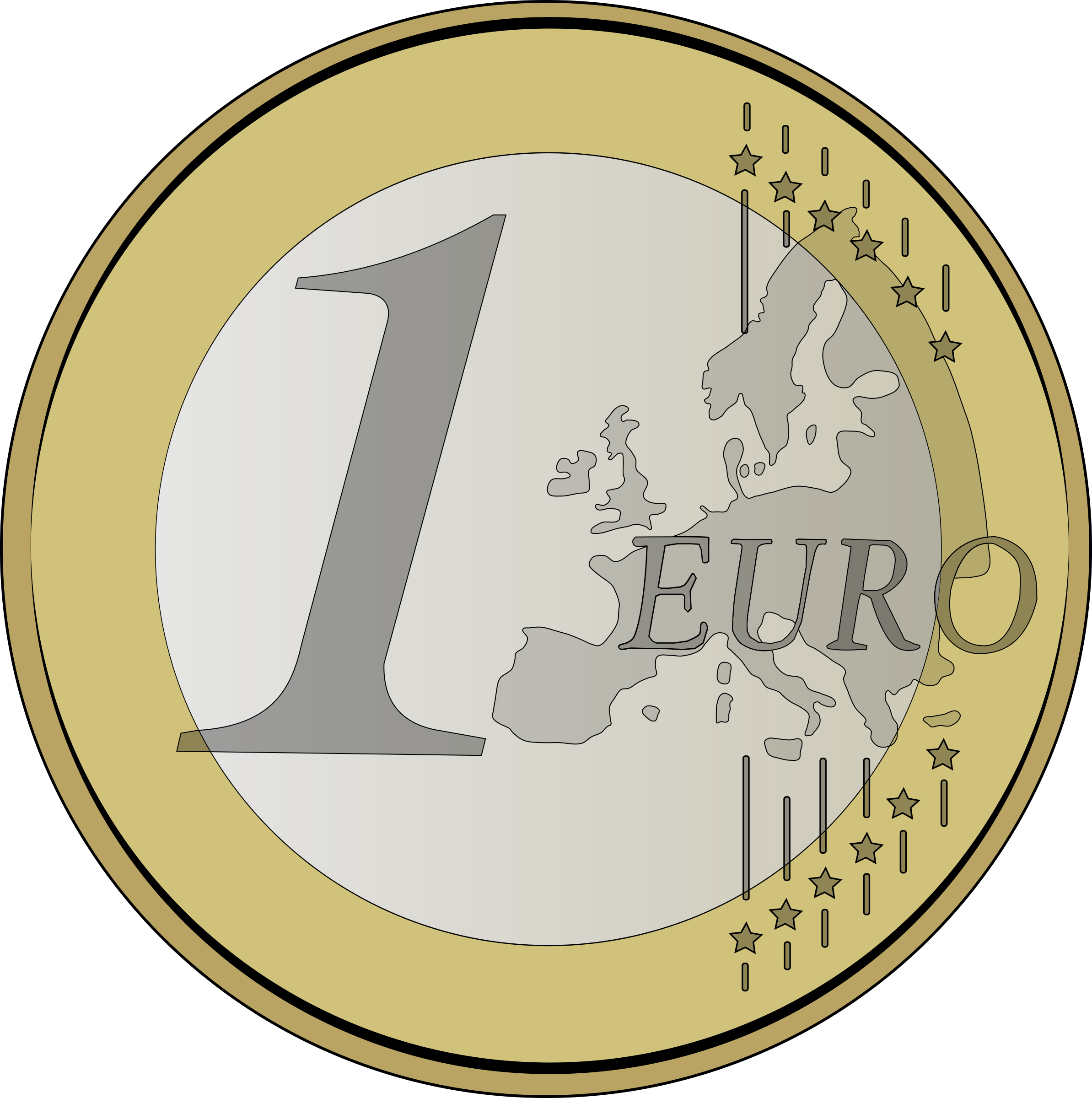 Clipart 1 Euro