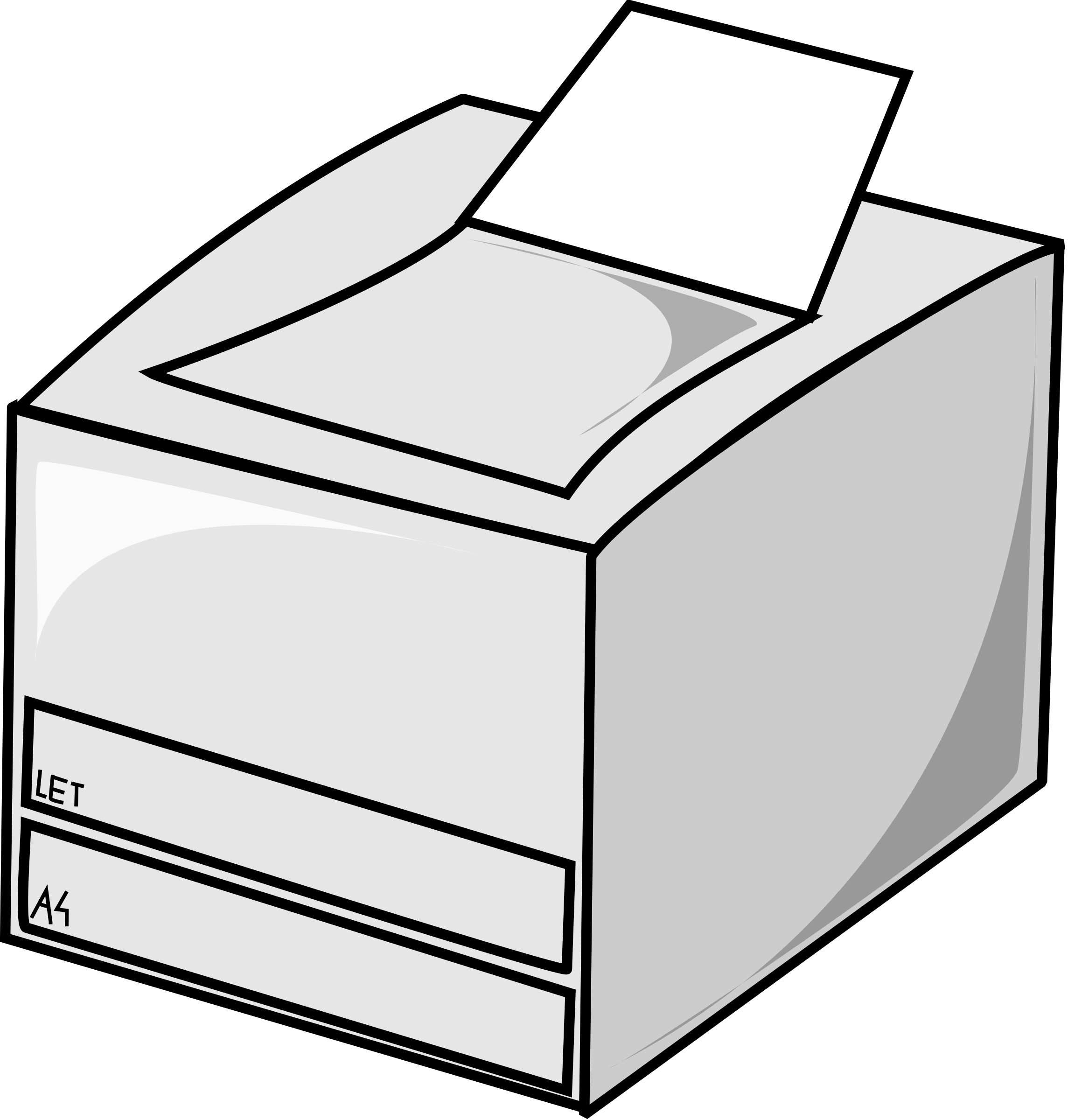 Clipart laser printer