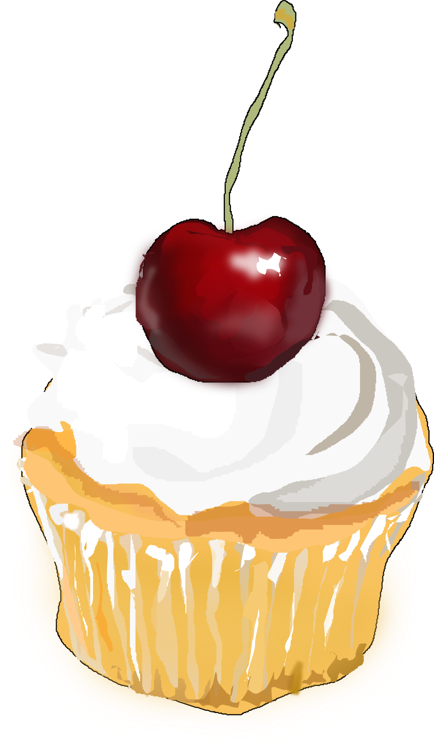 Clipart - Cupcake