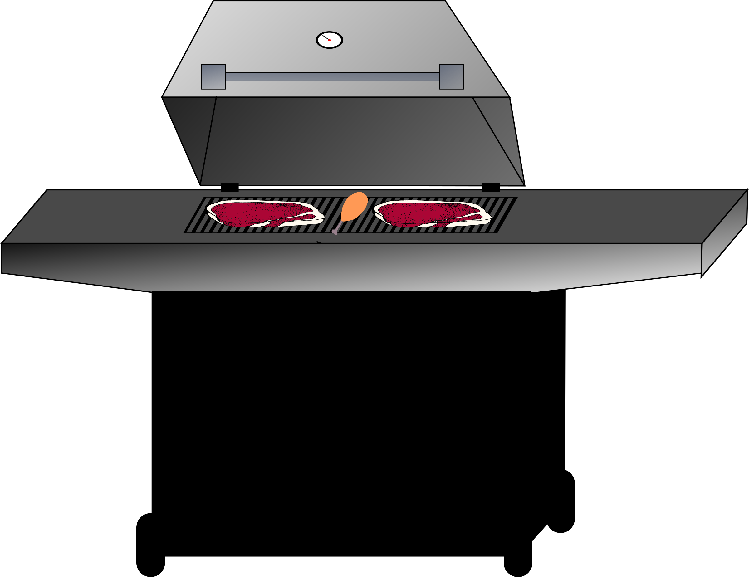 Clipart - Barbecue Grill Perspective