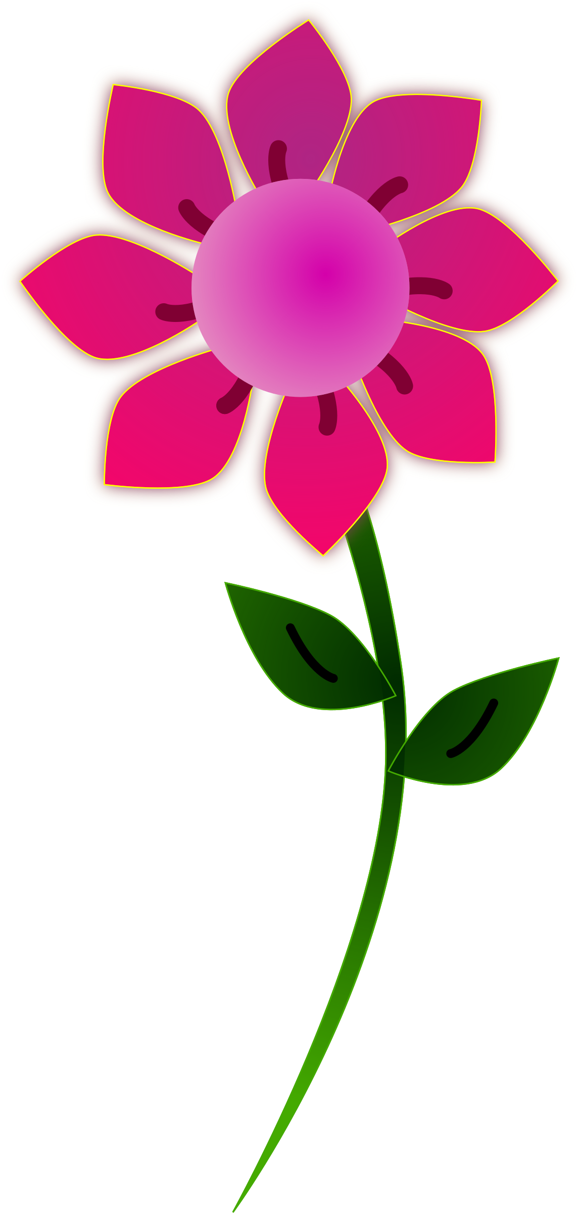 Clipart Pink Sun Flower Clipart Pink Sun Flower