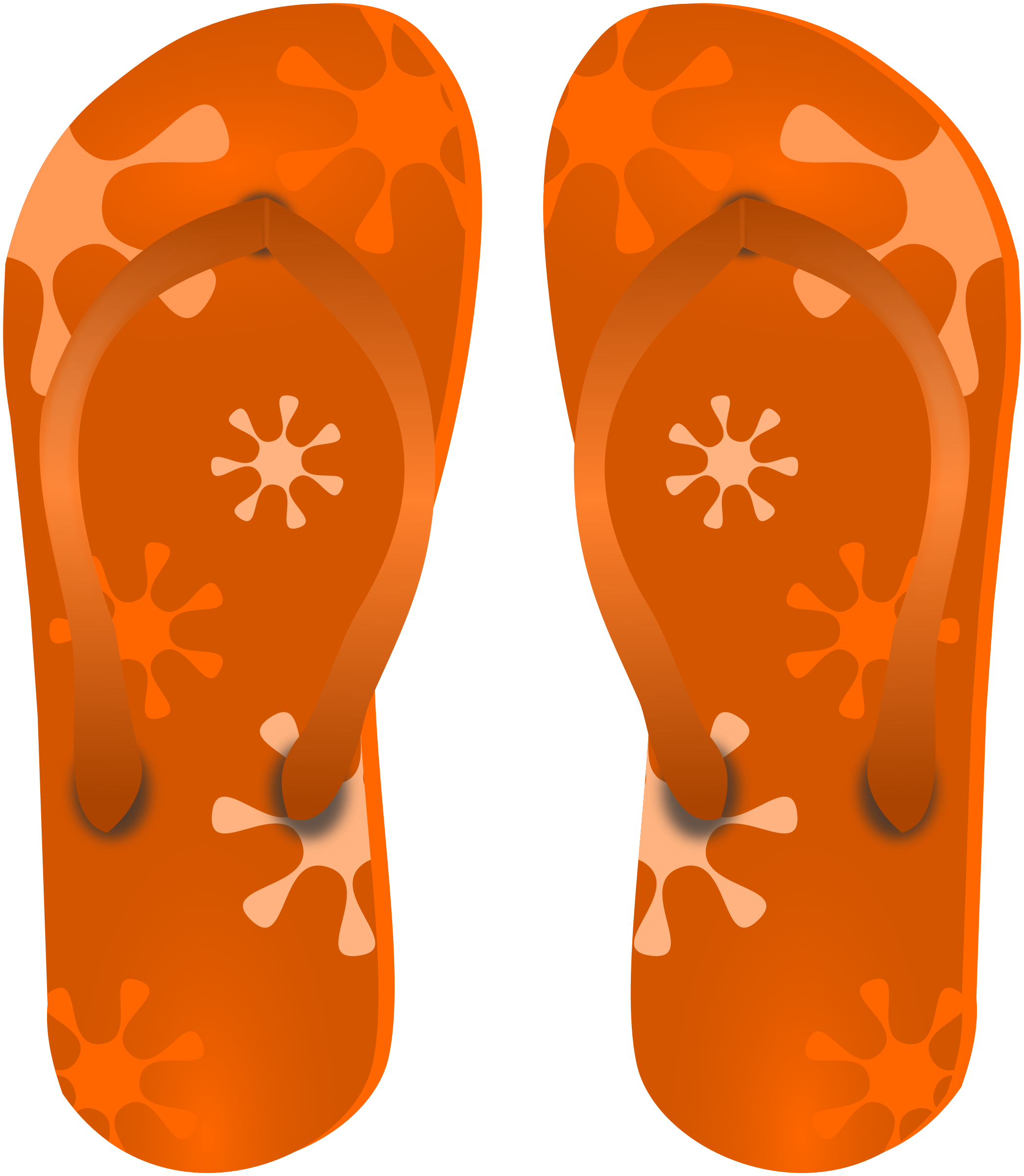 Clipart - flip flops