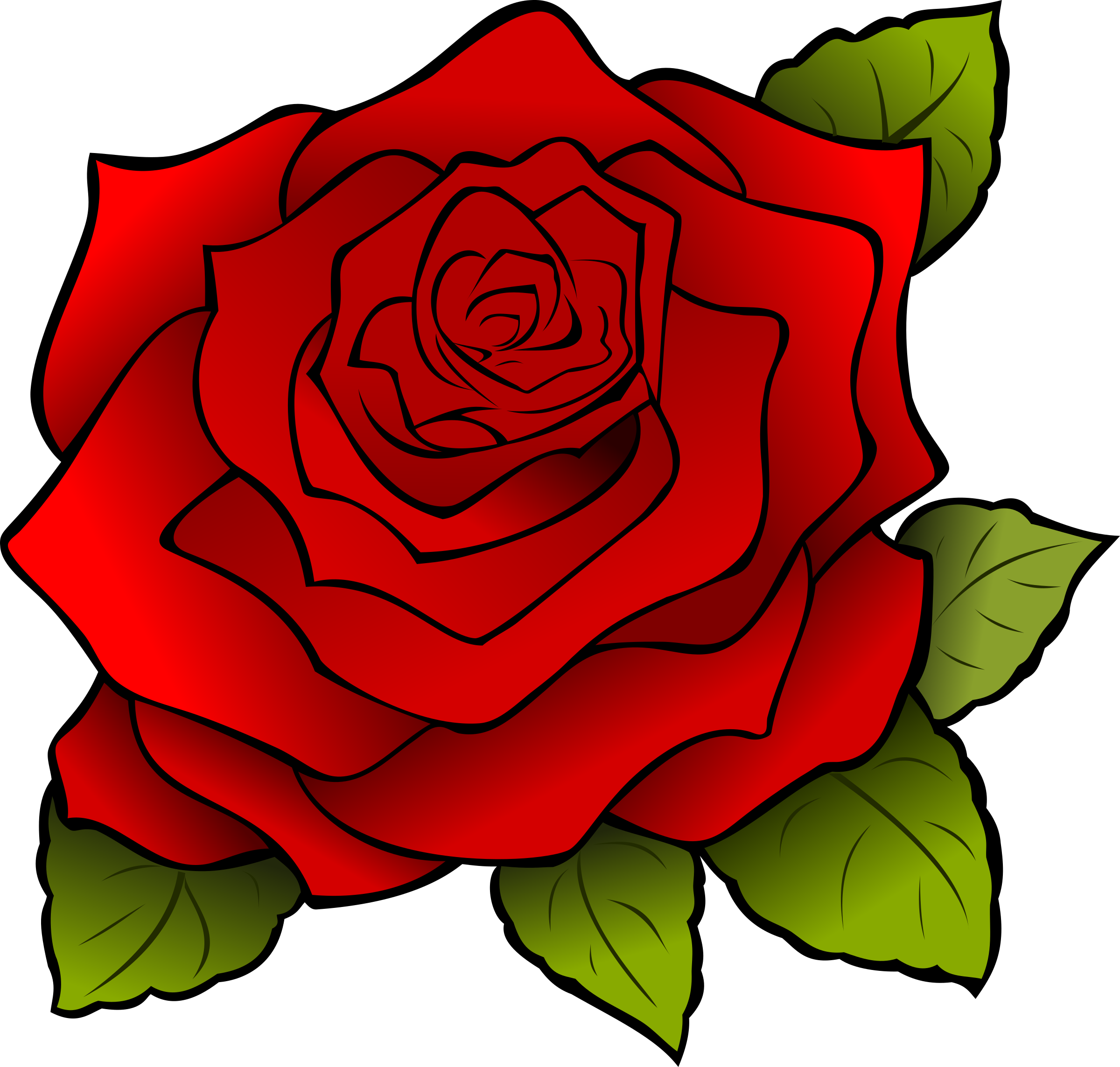 rose garden clip art free - photo #16