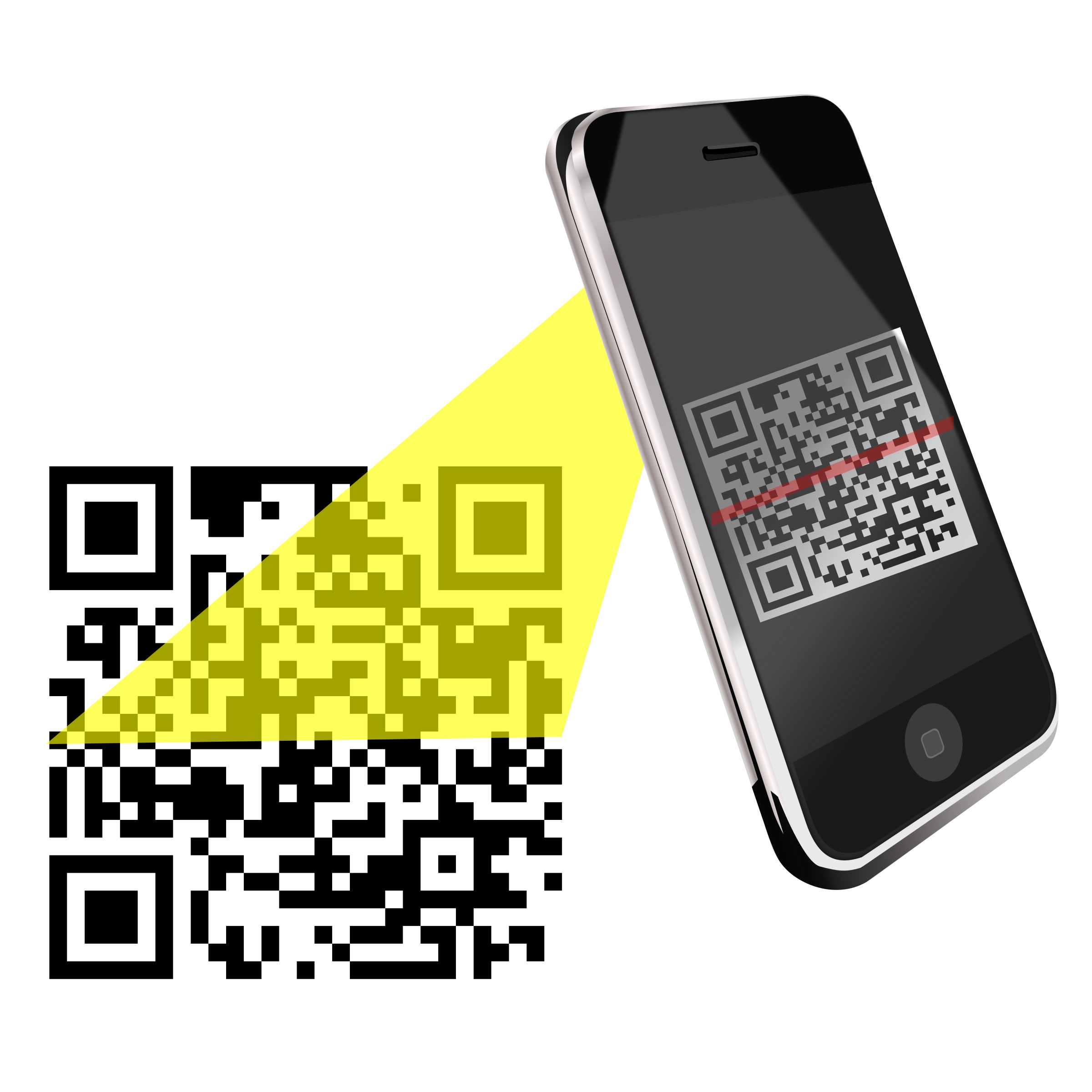 Clipart - QR Code Sacan