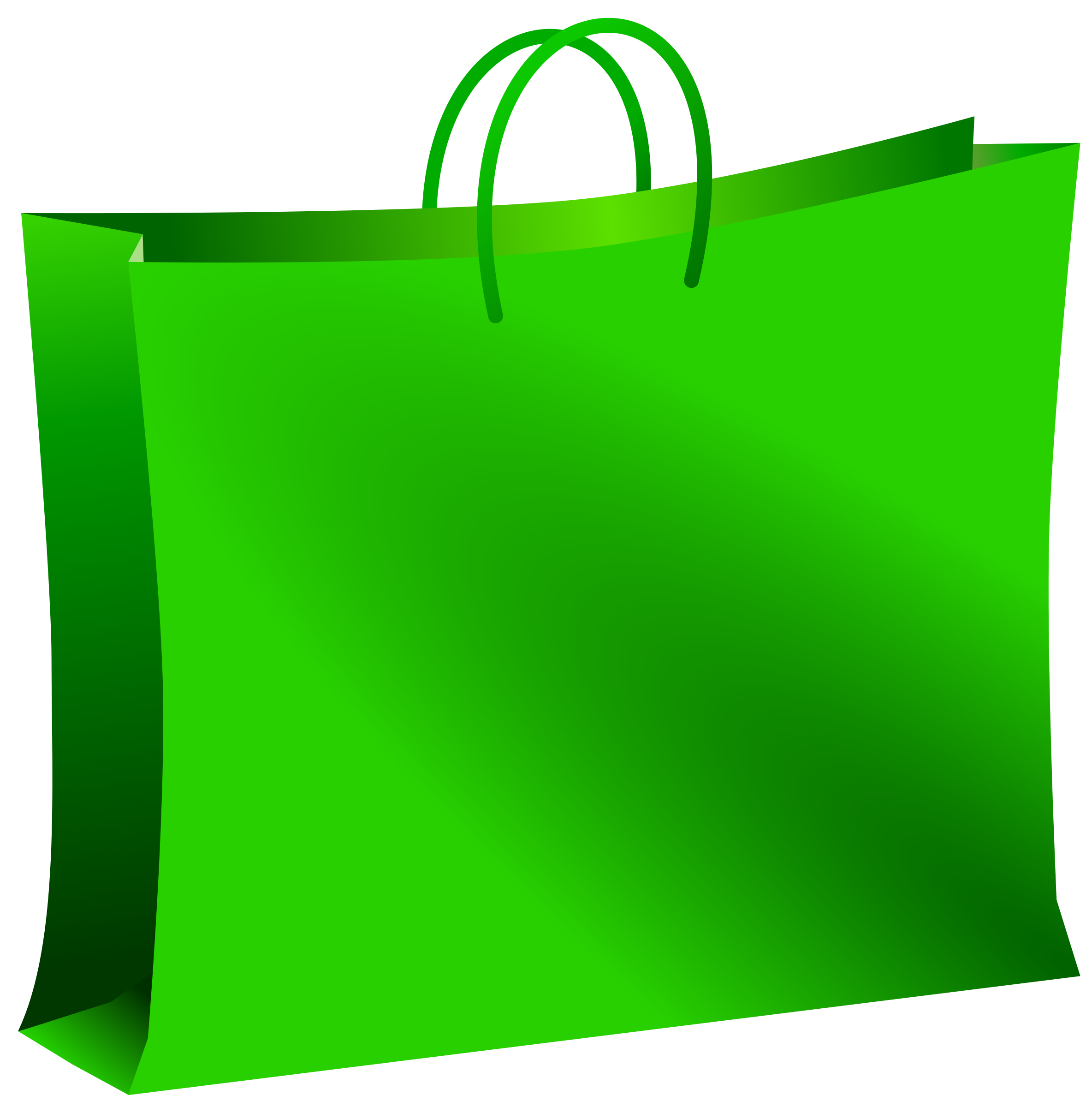 Clipart Green bag