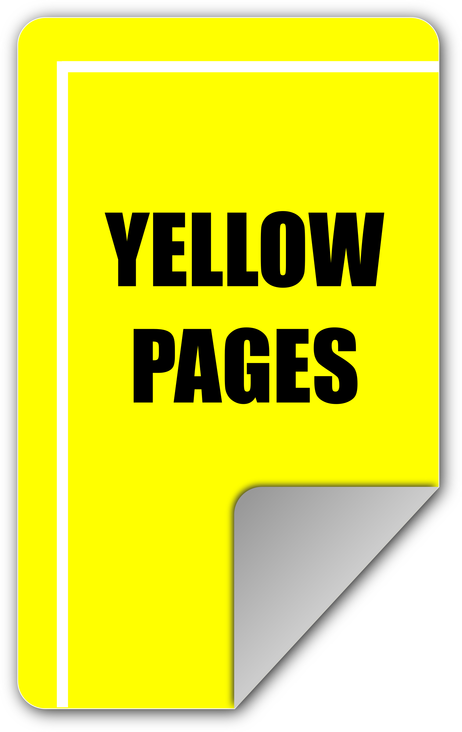 yellow book clipart - photo #11