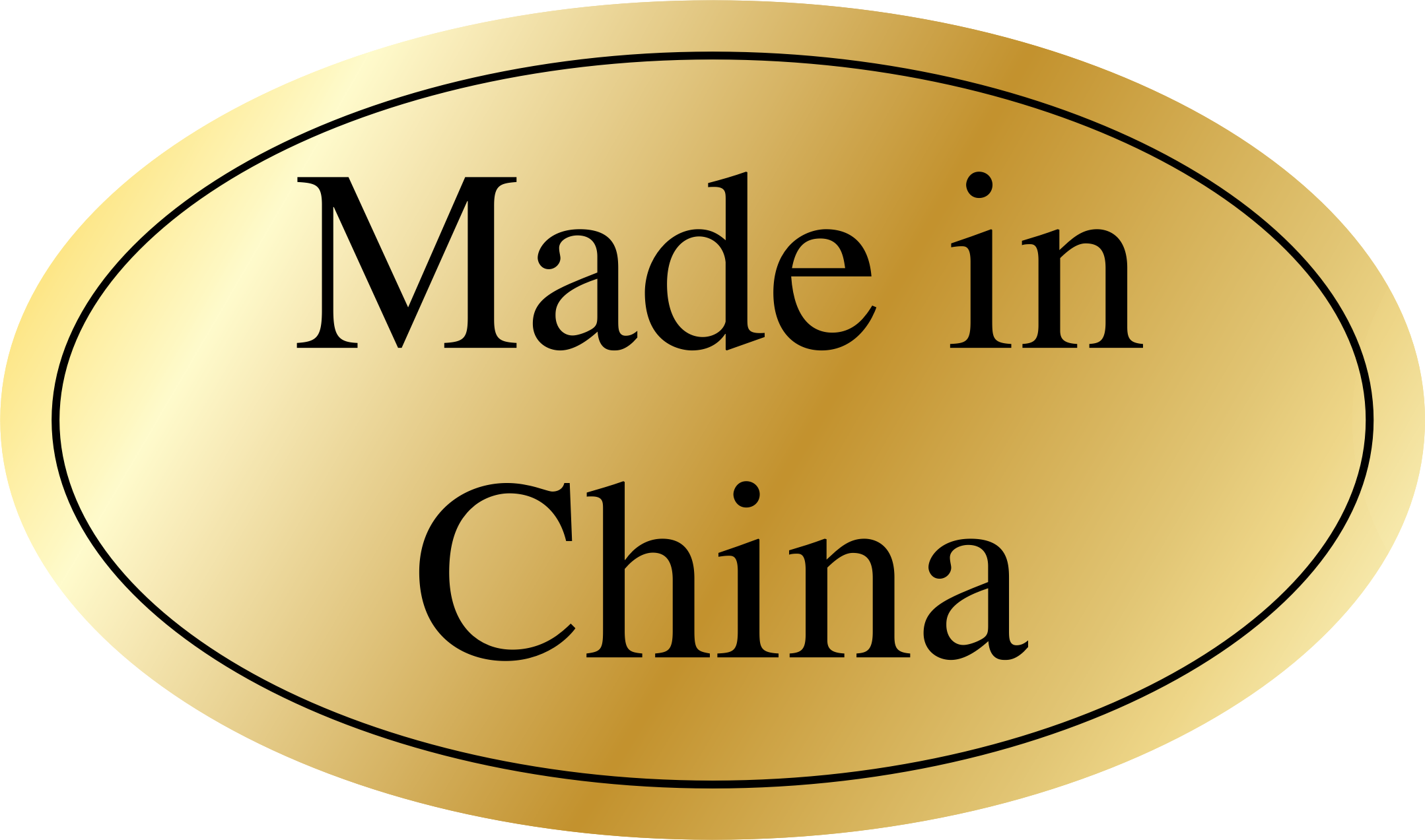 Clipart Made In China Sticker