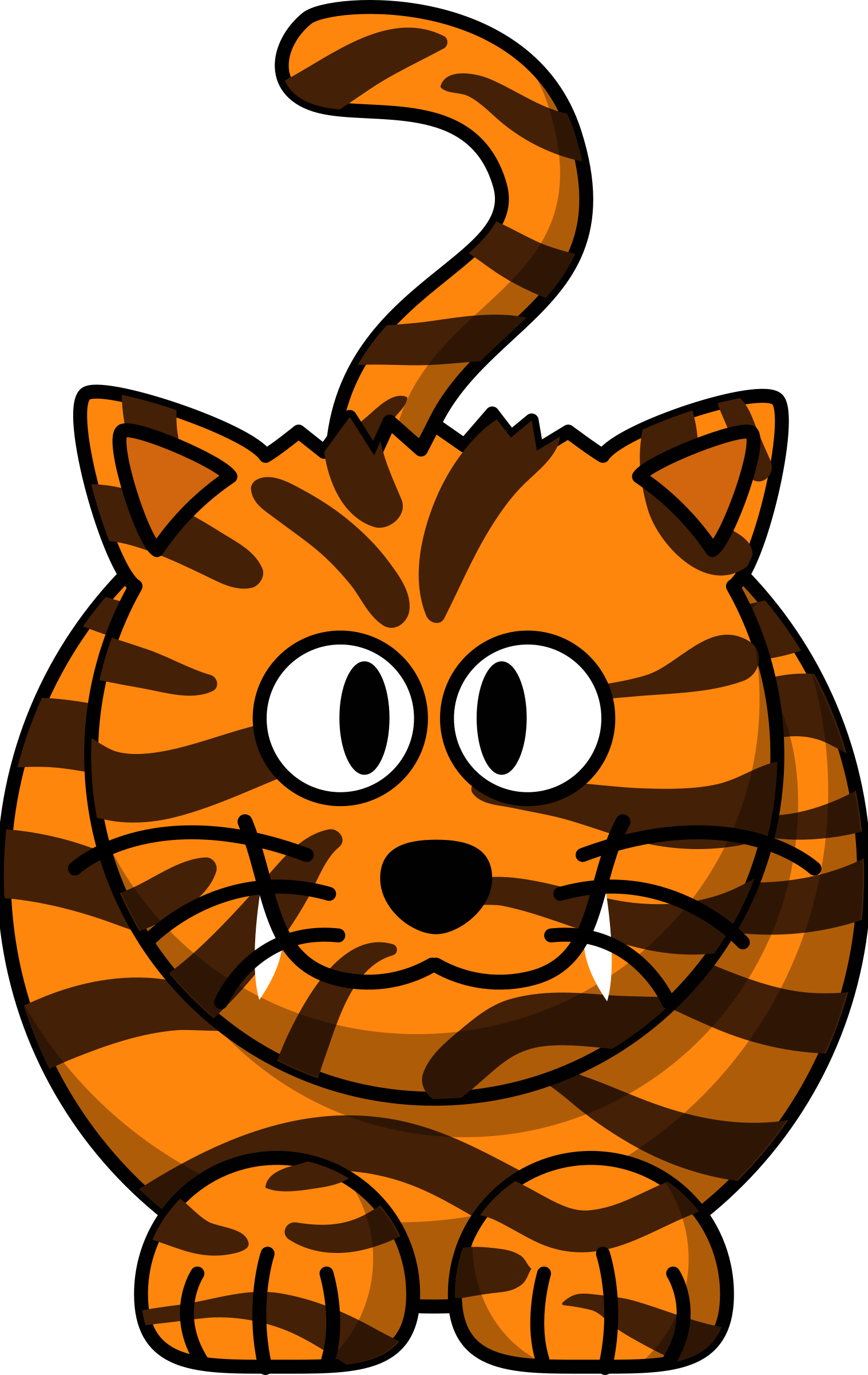 Clipart Cartoon Tiger
