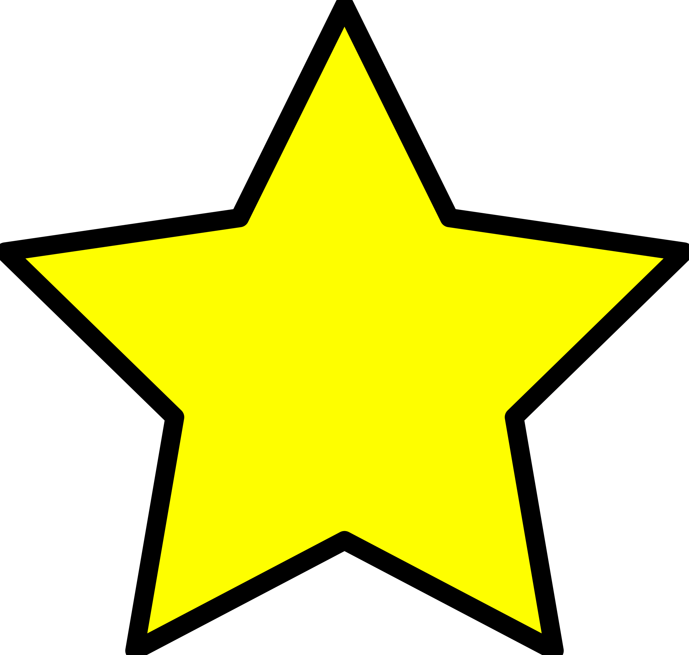 Clipart Yellow Star