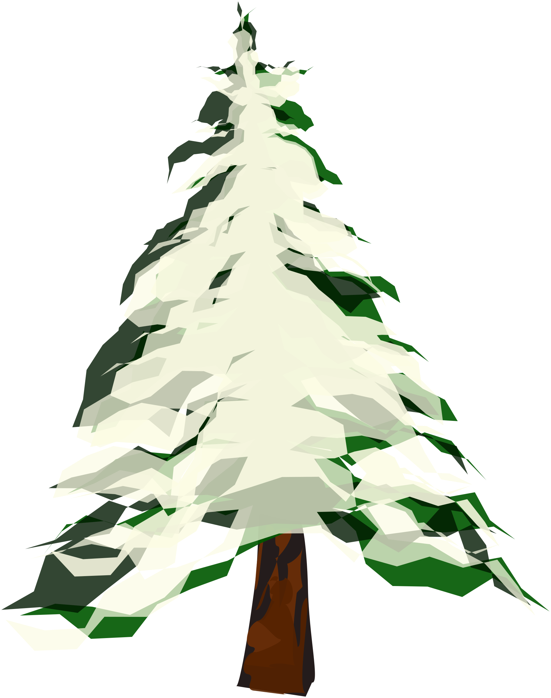 Clipart - Winter Tree 2