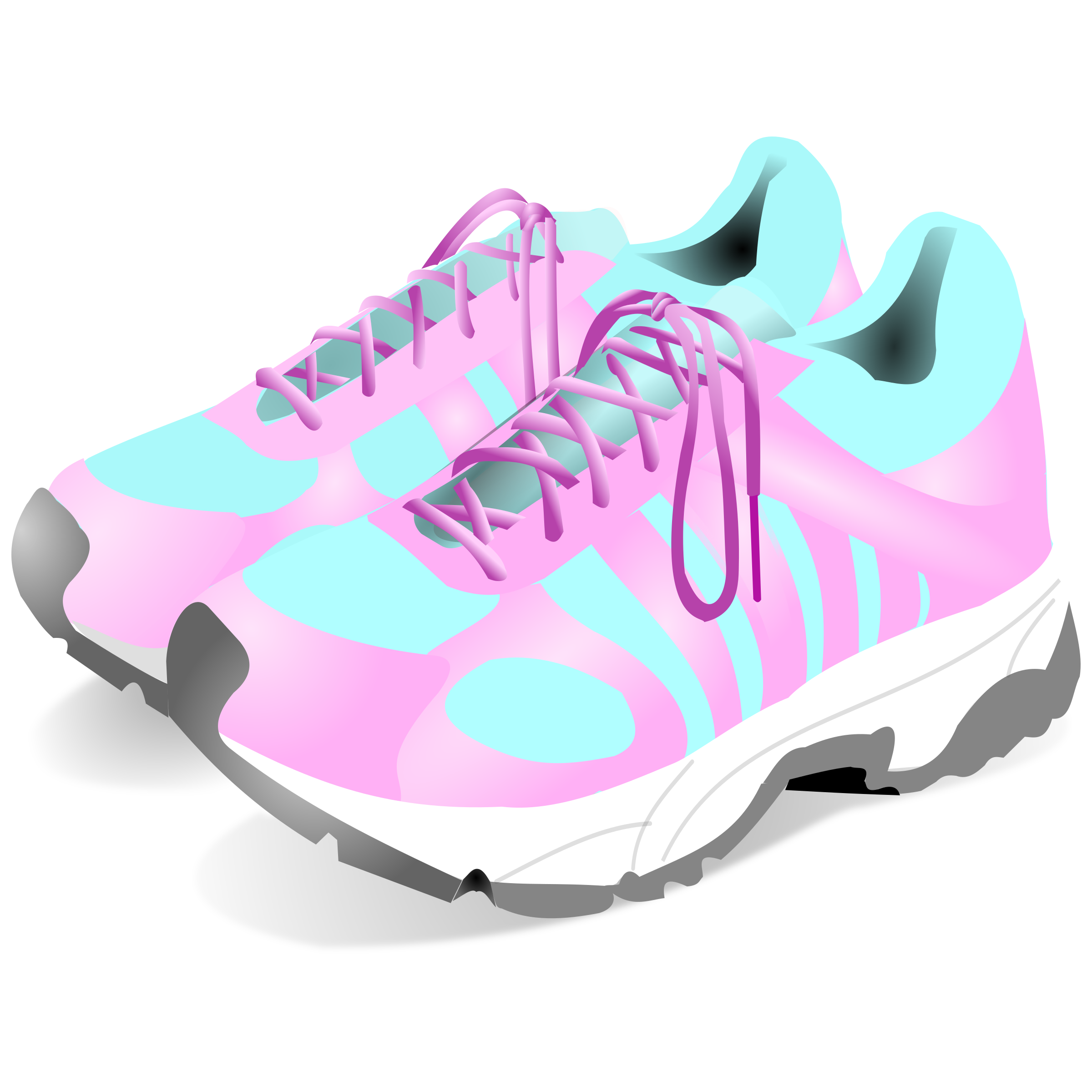 microsoft clip art running shoes - photo #49
