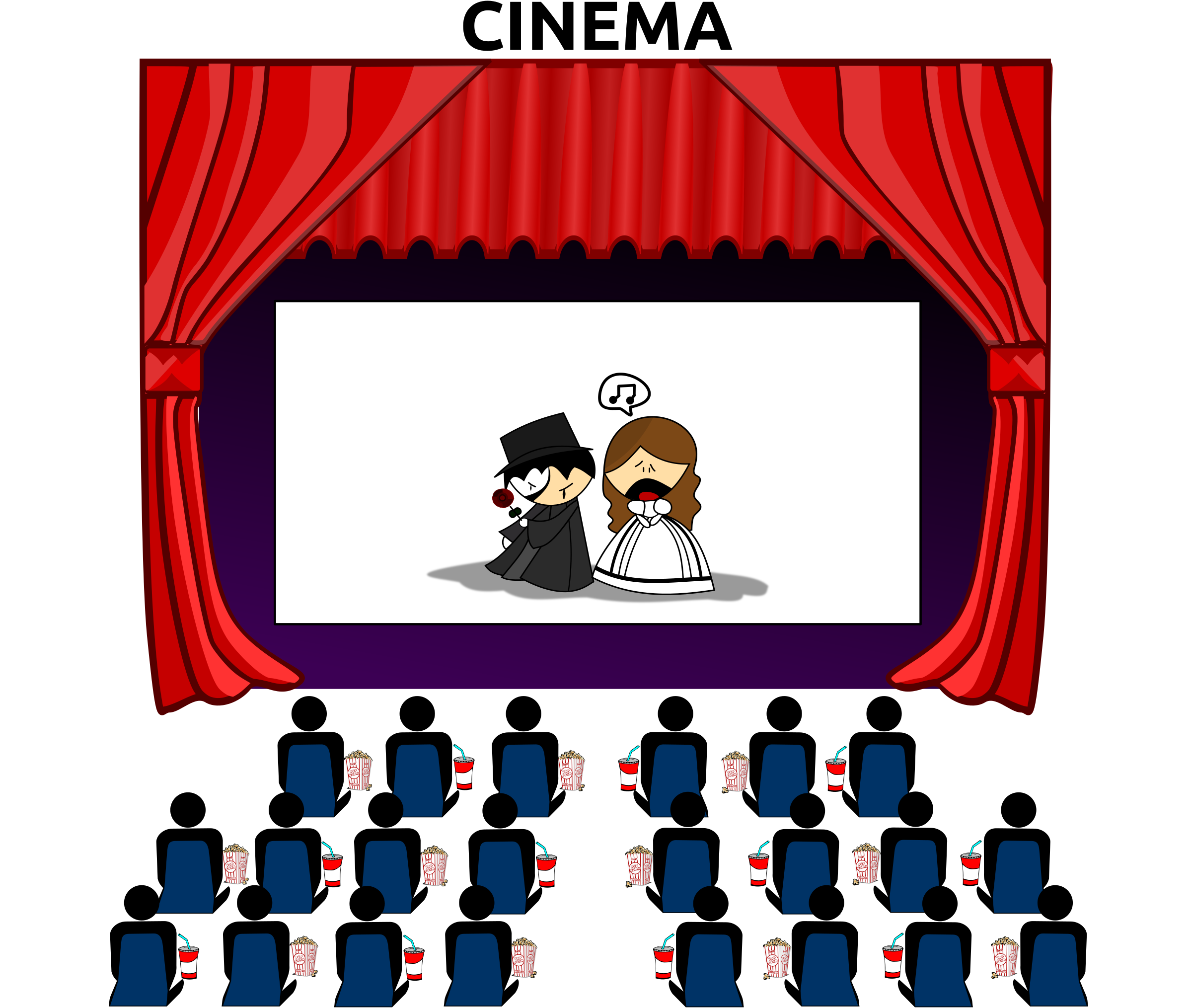 clipart sur le cinéma - photo #14