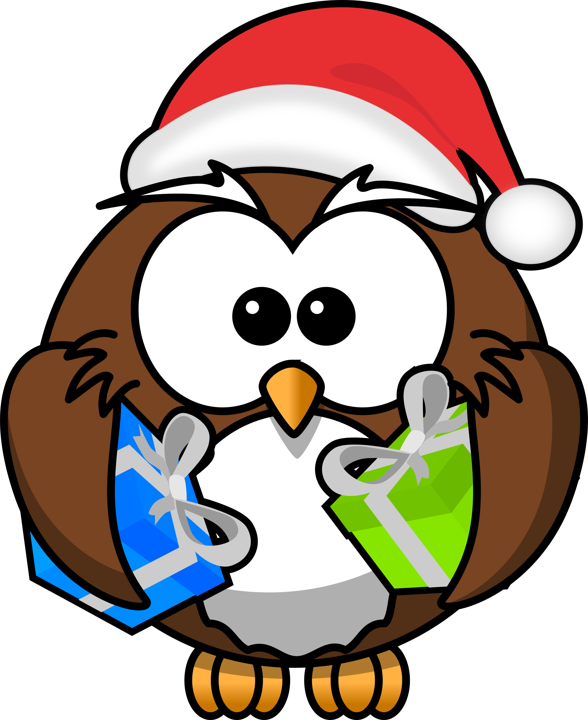 free clip art christmas owl - photo #41