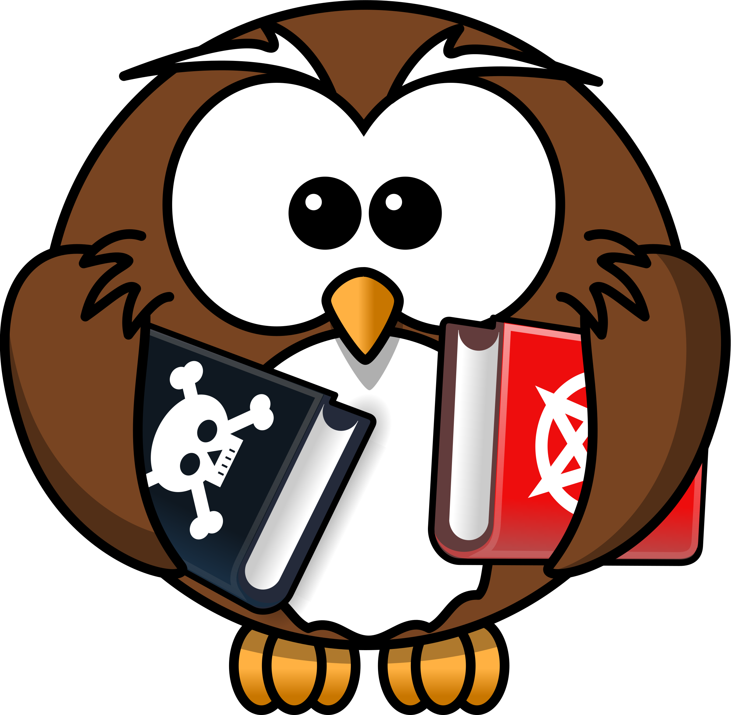 owl with book clipart - photo #23
