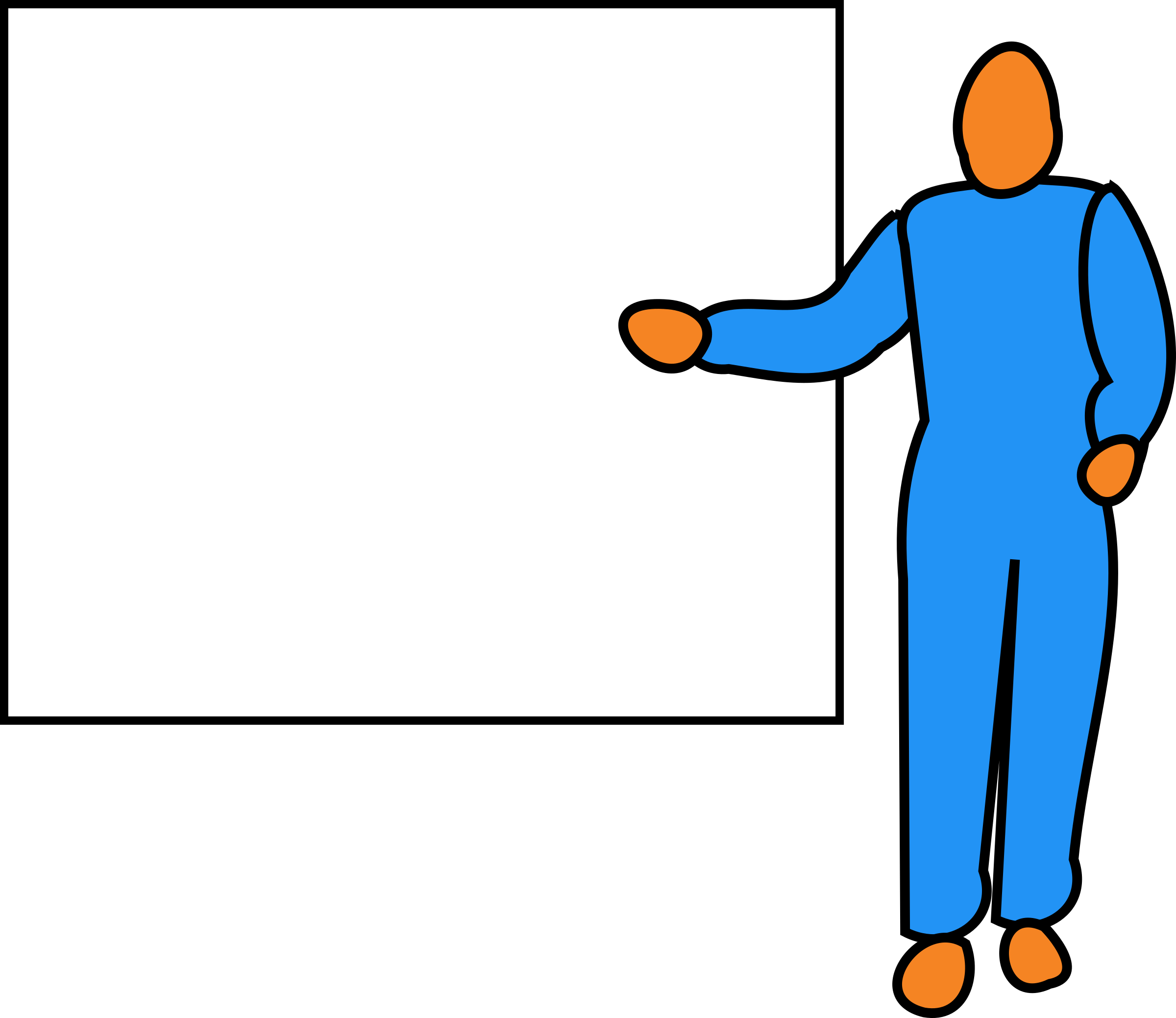 Clipart - Presenter