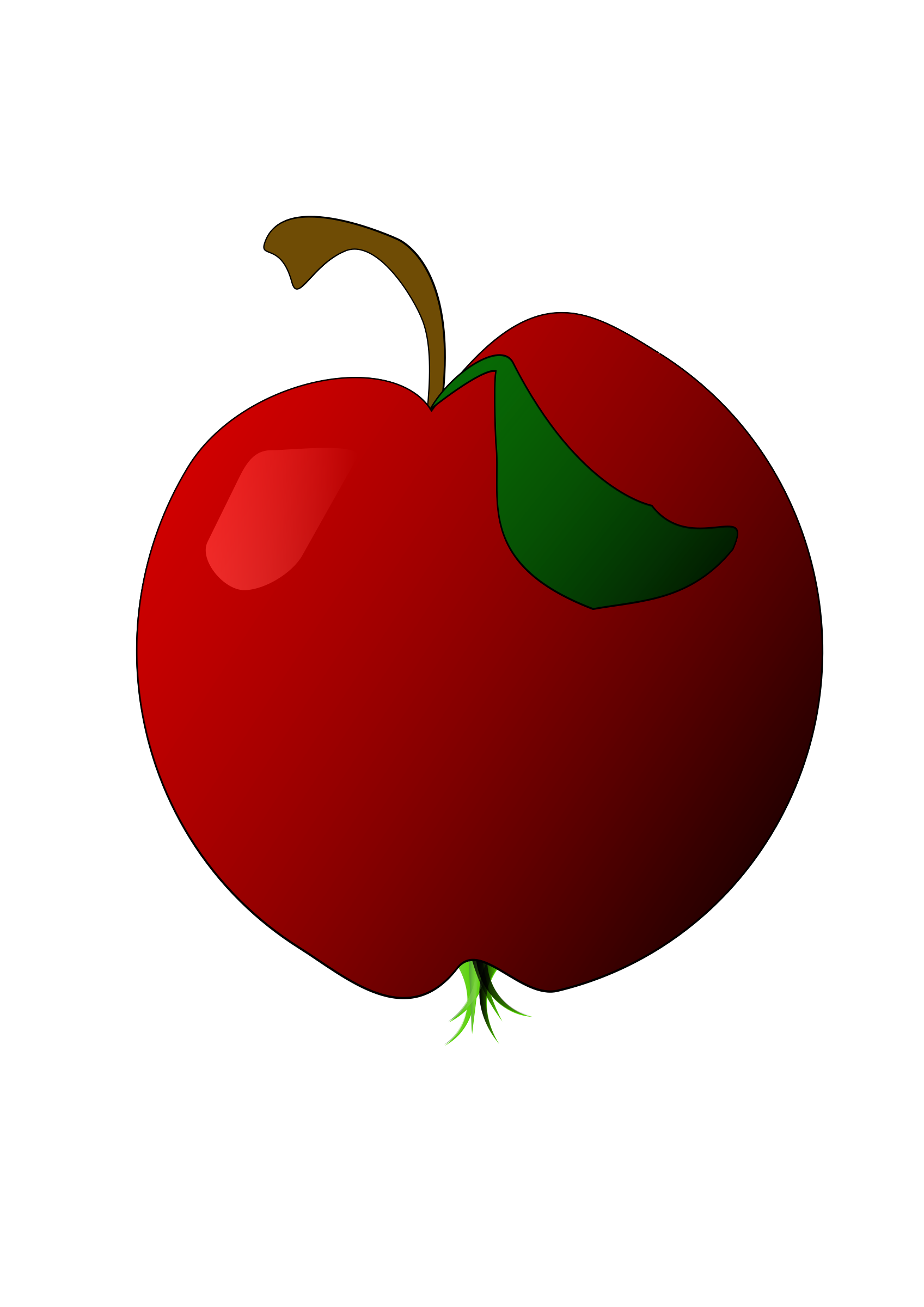 red apple clipart - photo #37