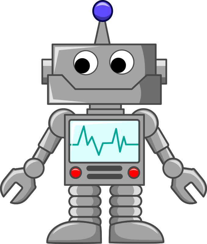 Clipart Cartoon Robot