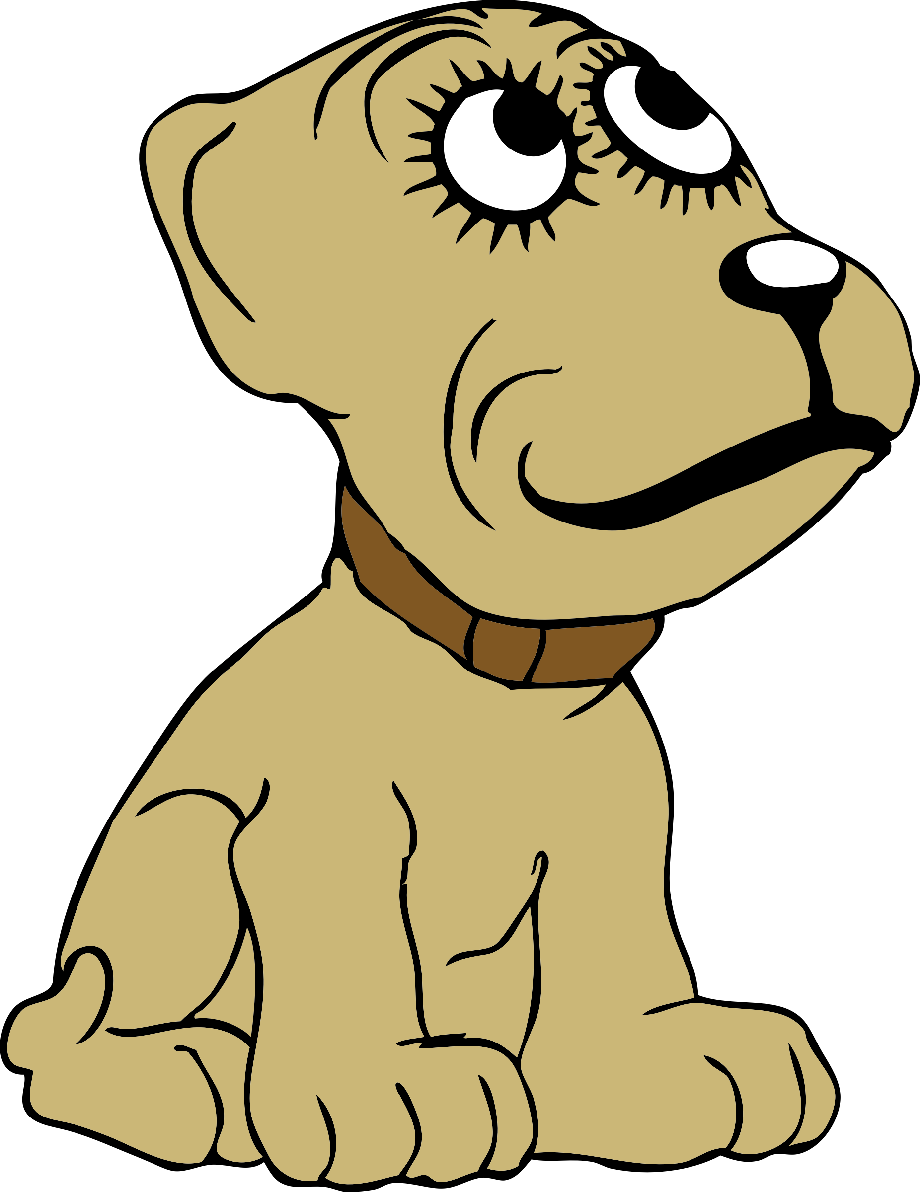 Clipart - cartoon dog