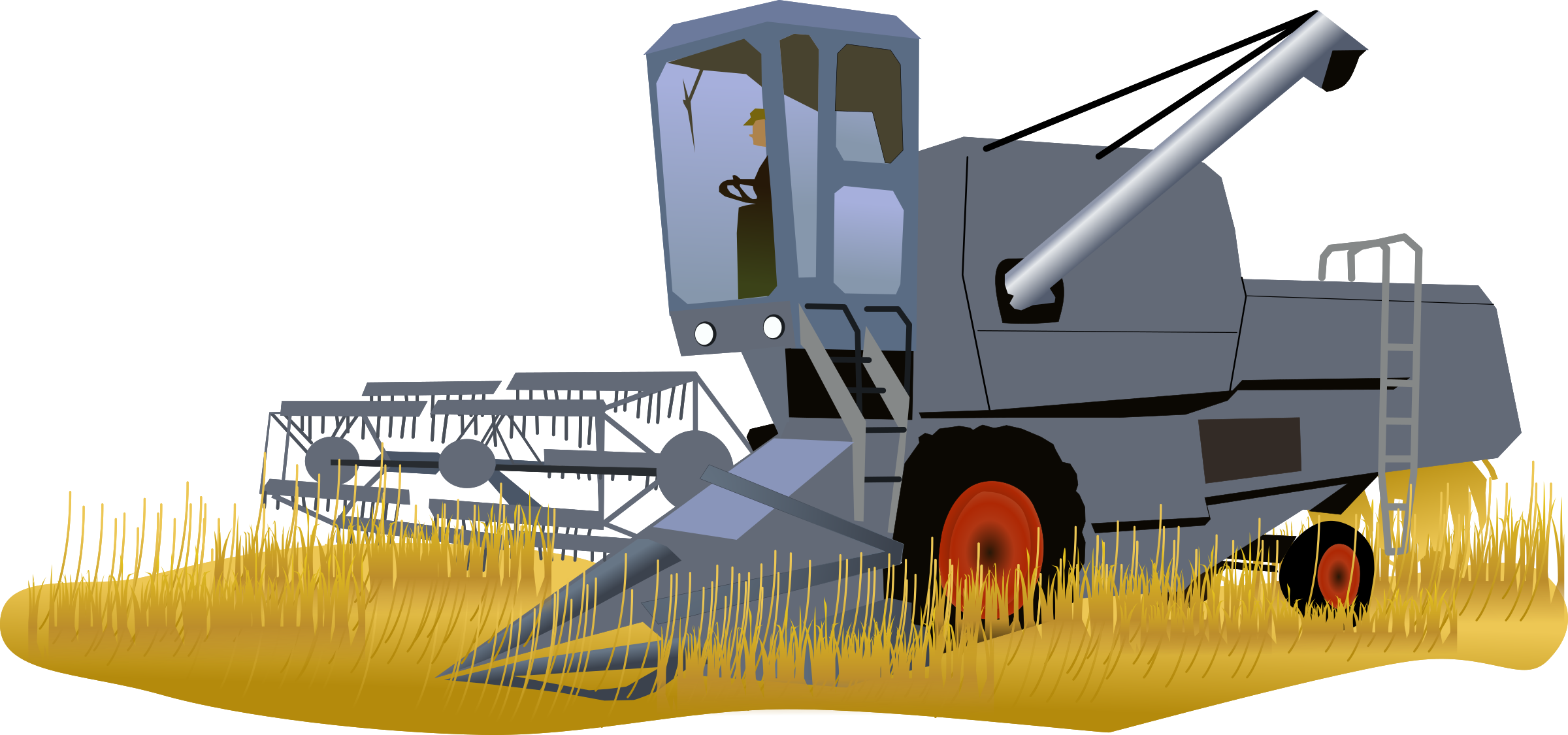 Download Clipart - Harvester