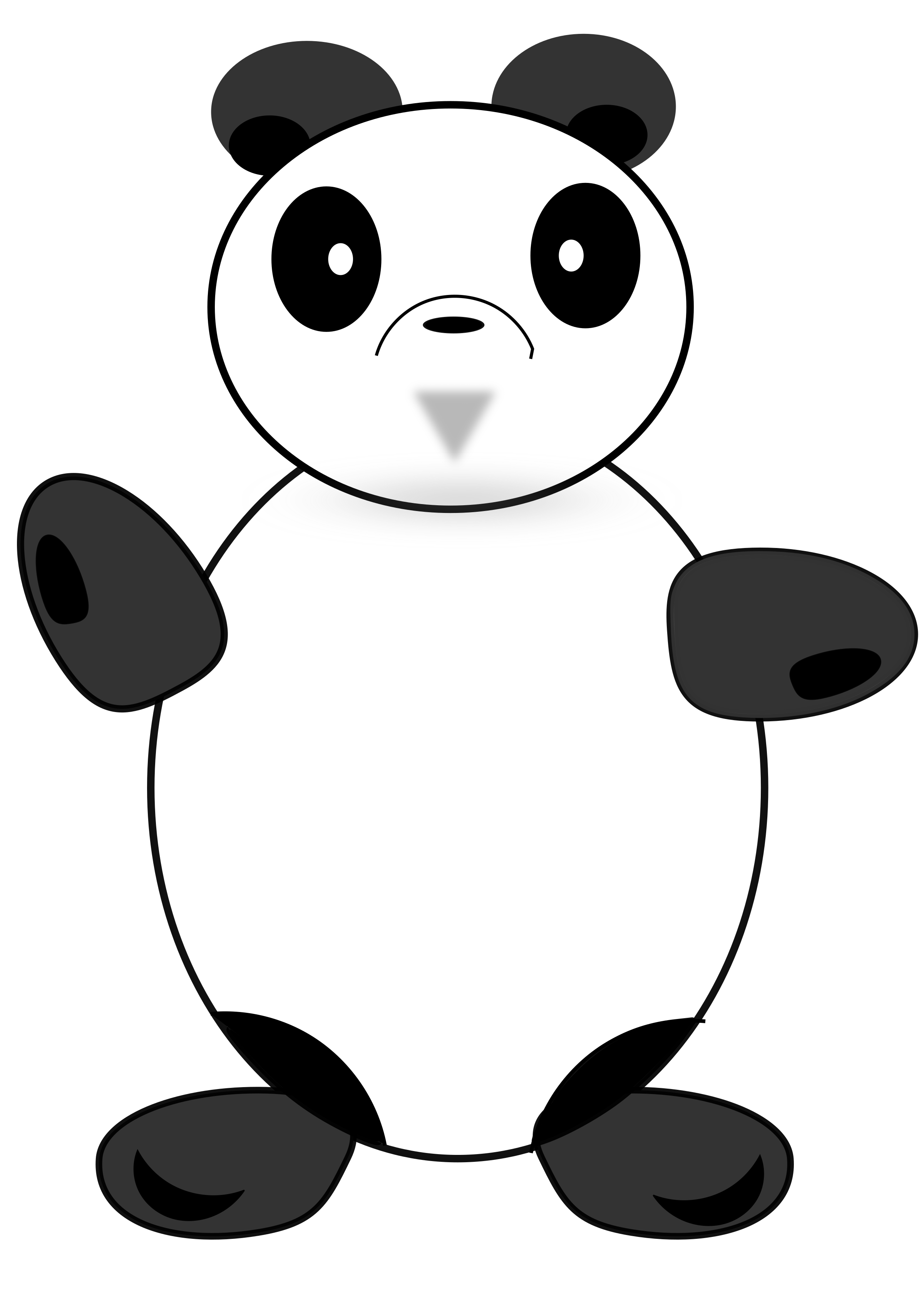 Панда без кругов. Панда рисунок. Рисование панды окружностями. Панда в круге. Панда рисунок карандашом.