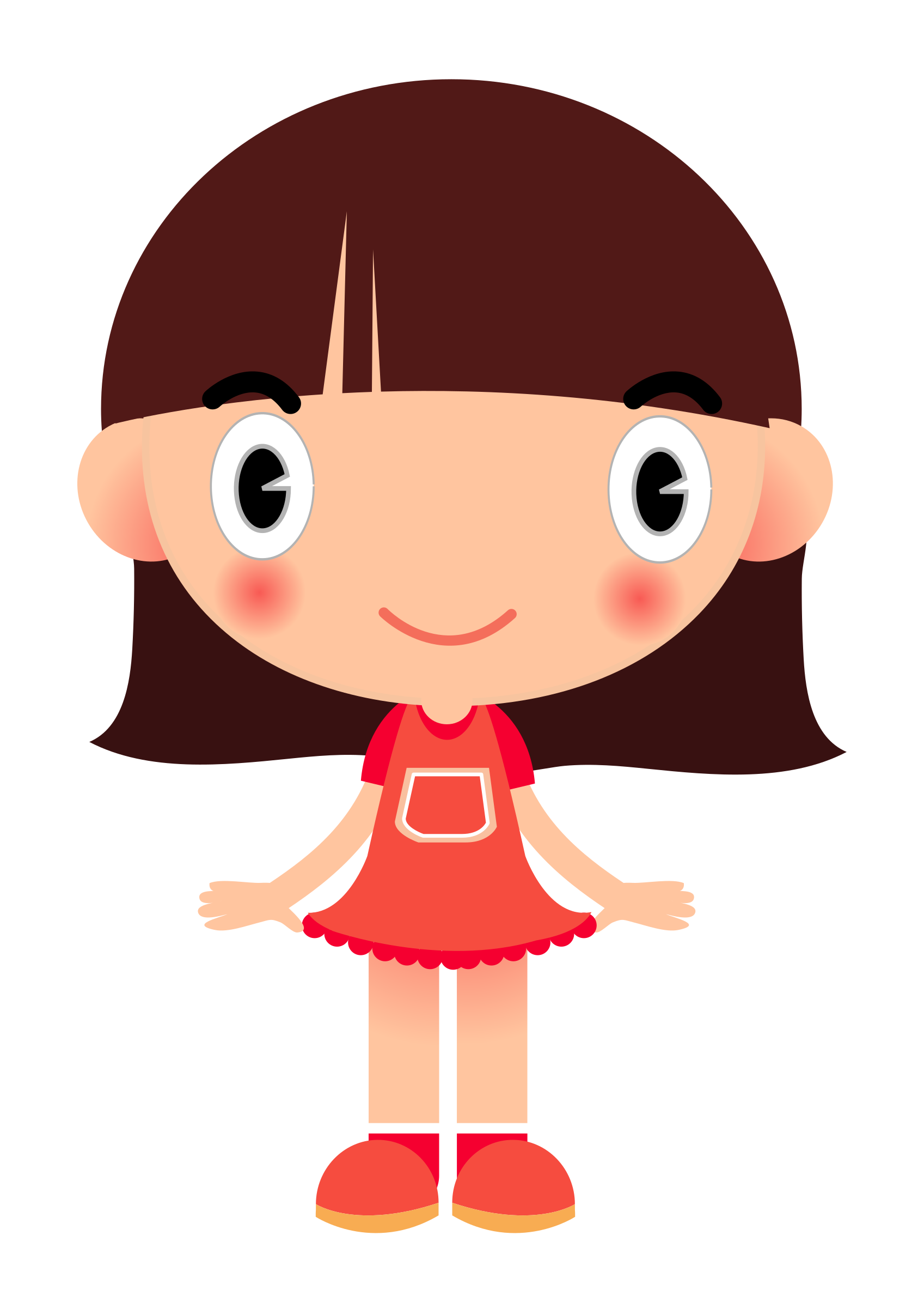 Clipart party girl