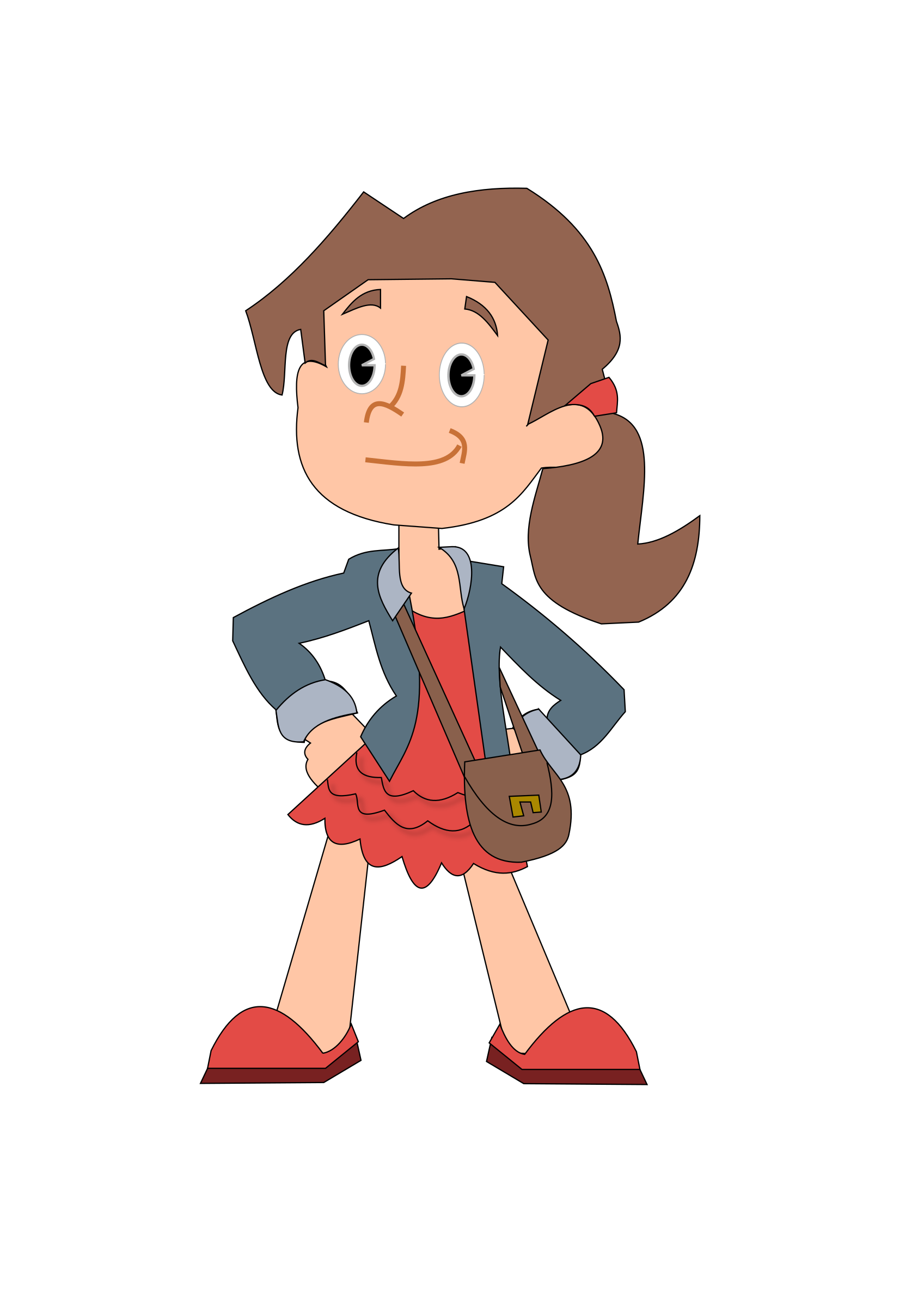animated girl clipart free - photo #25