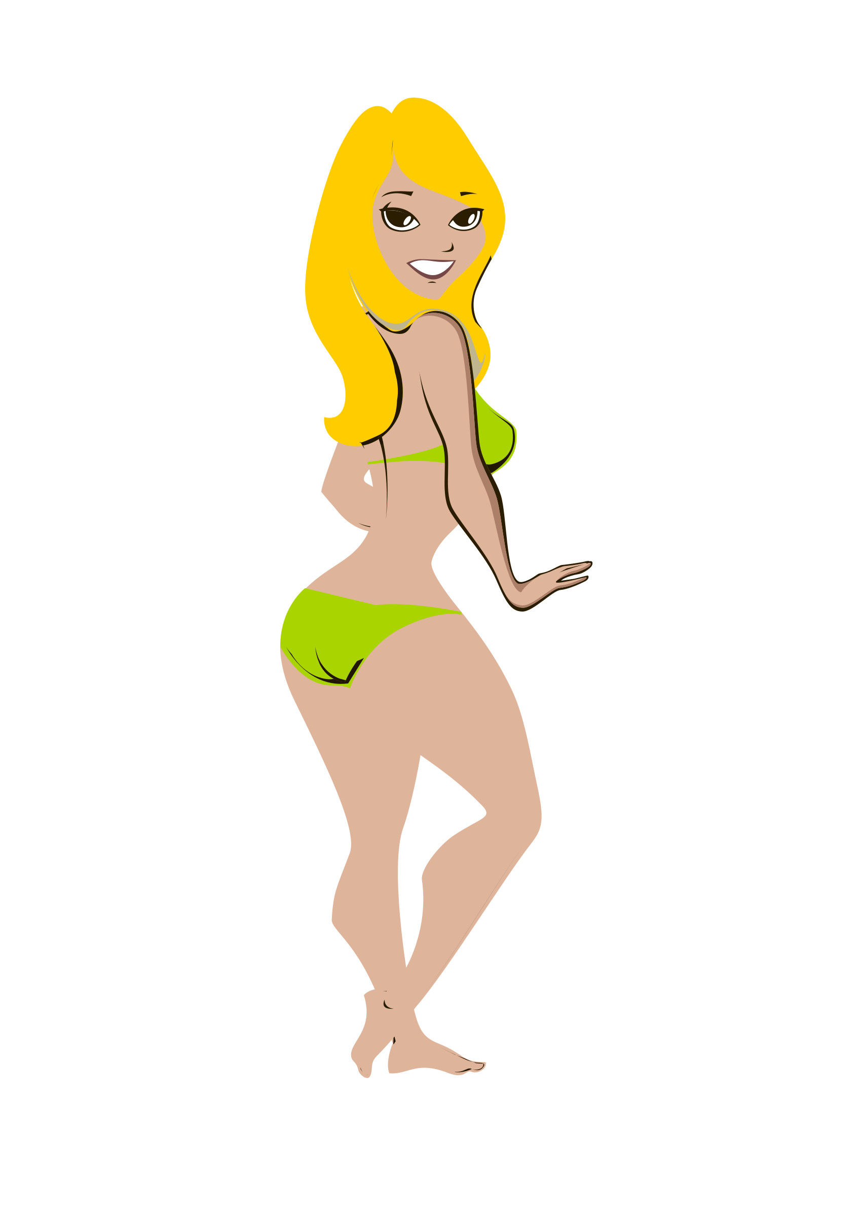 clipart girl in bikini - photo #1