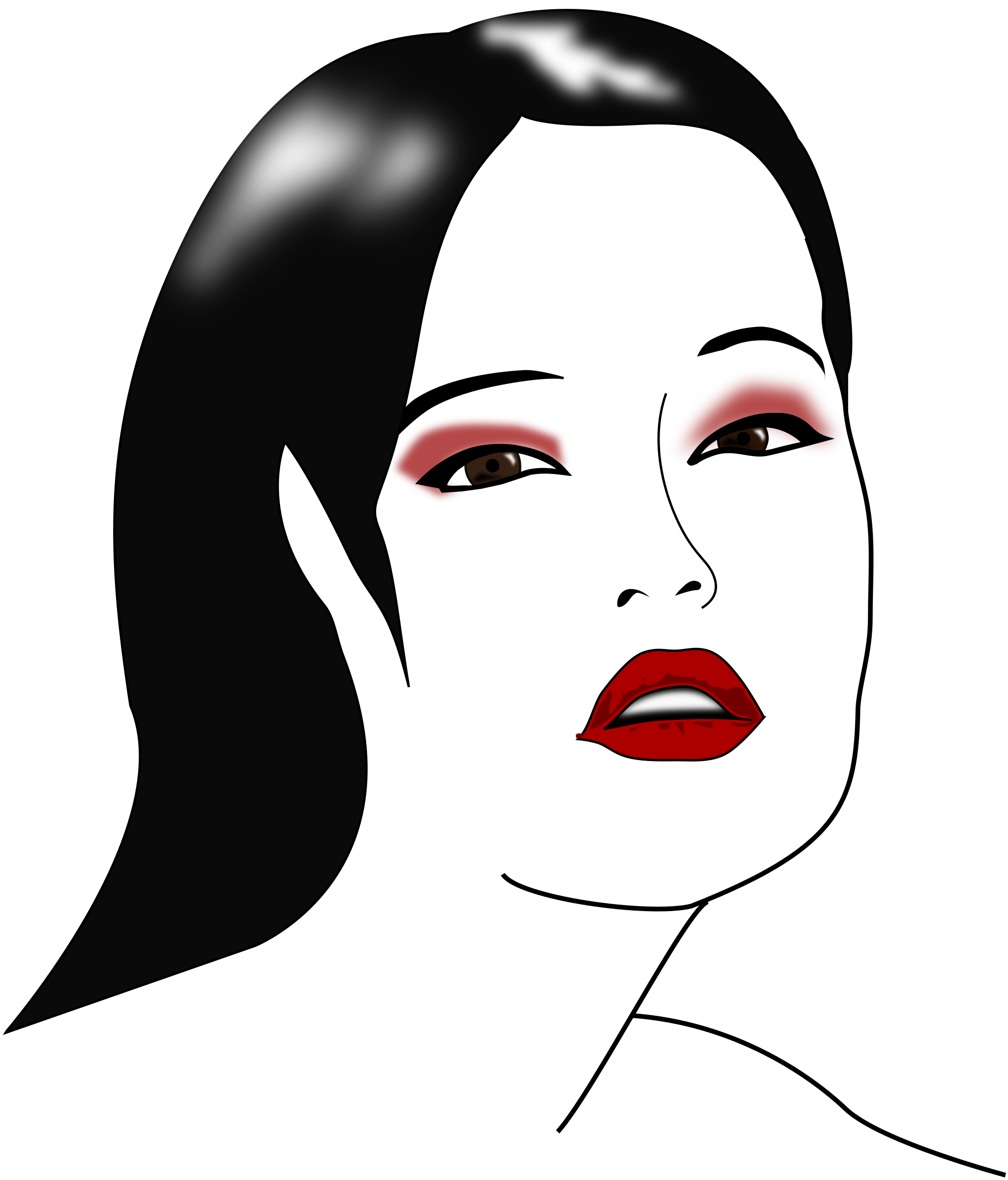 Makeup Face Clip Art
