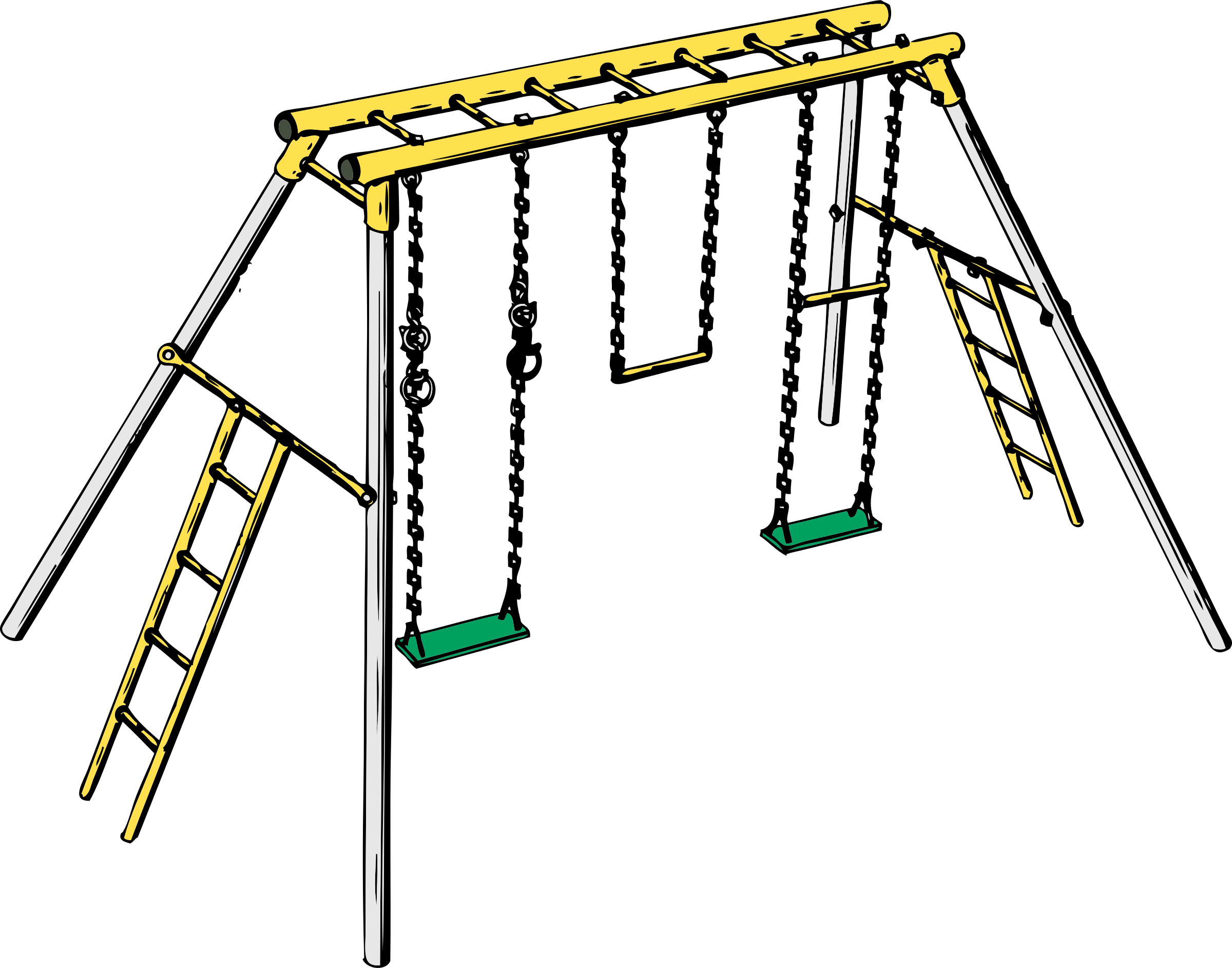 Clipart swing set