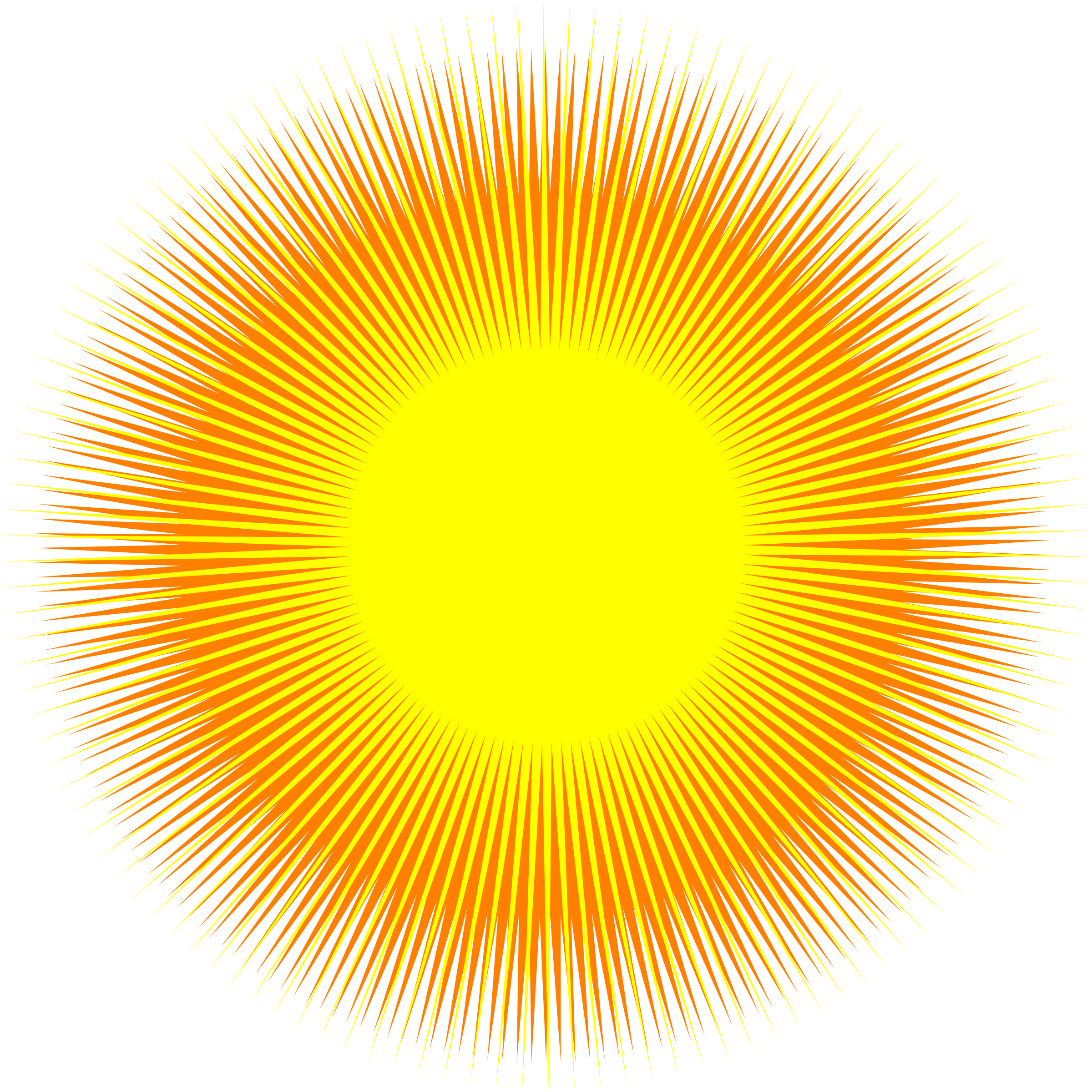 Clipart sun abstract design