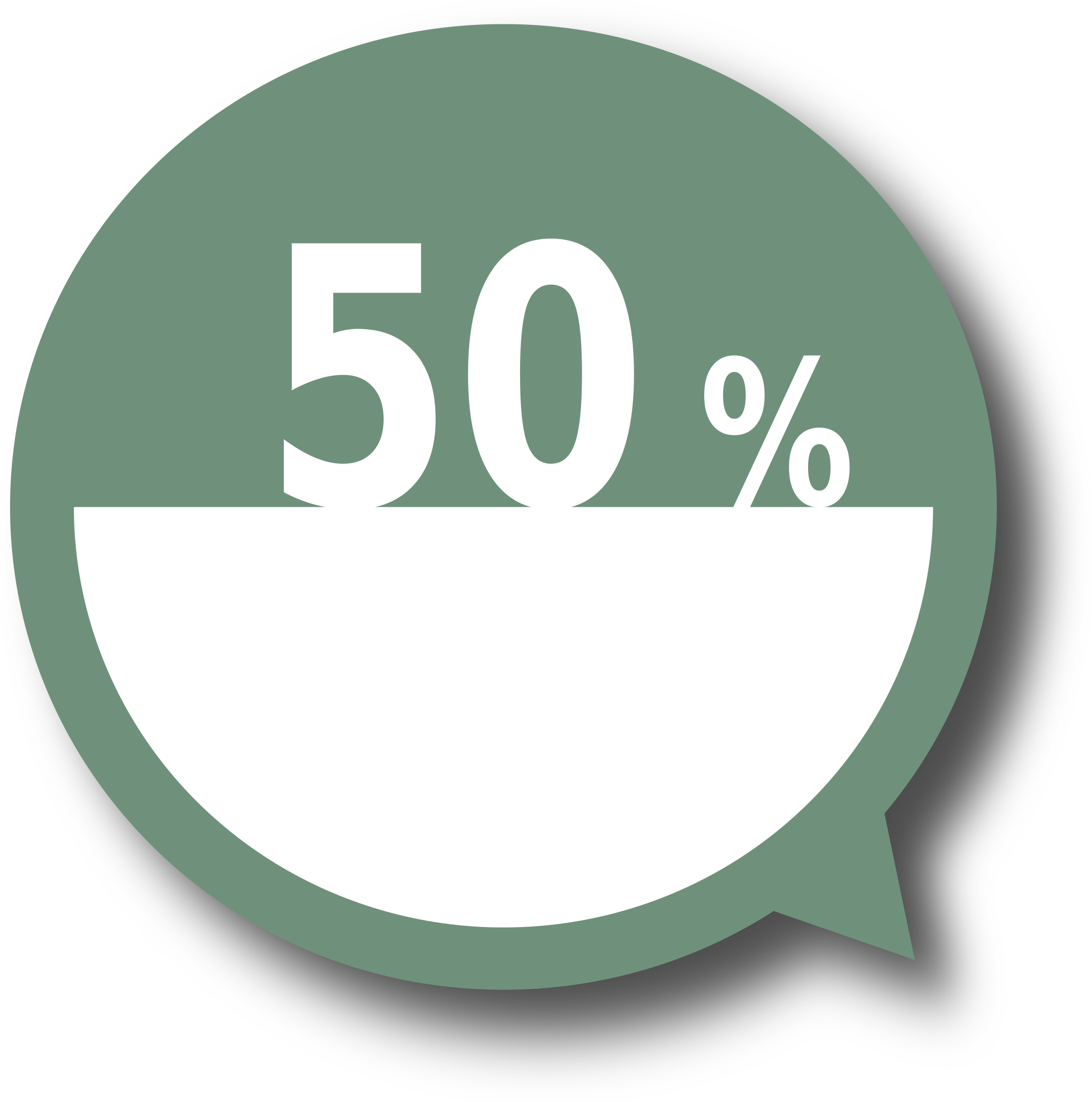 Clipart - 50 percent