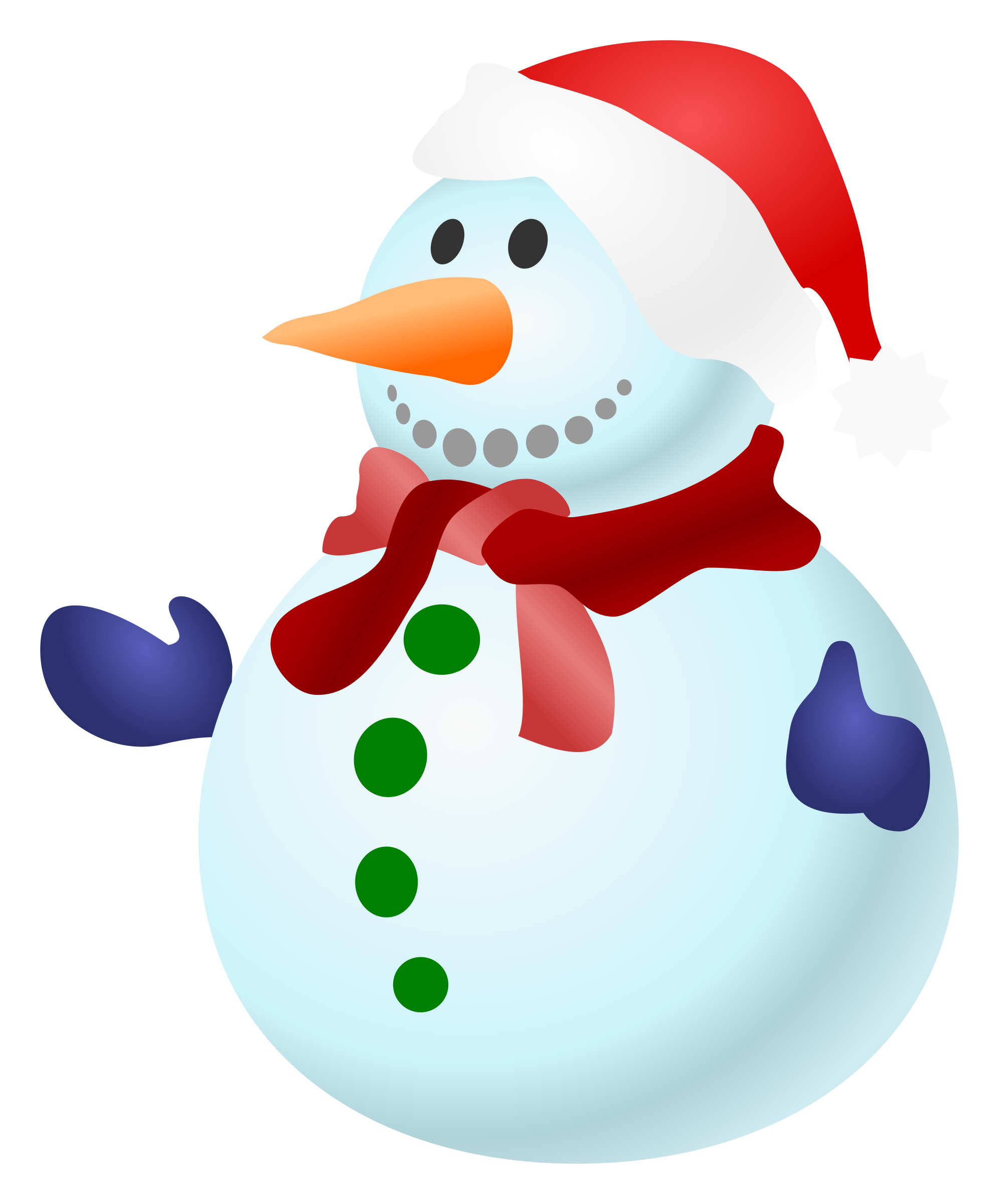 Clipart - Snowman