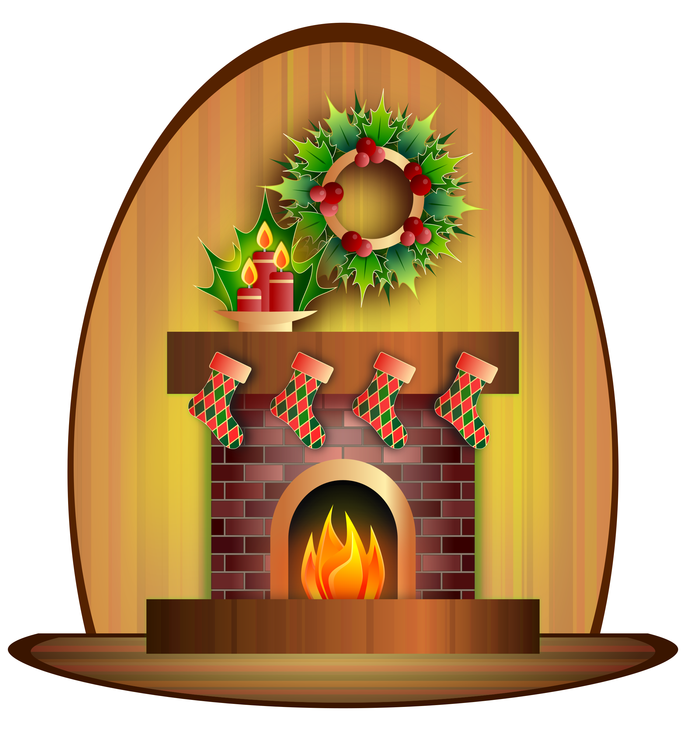 clipart fireplace fire - photo #16
