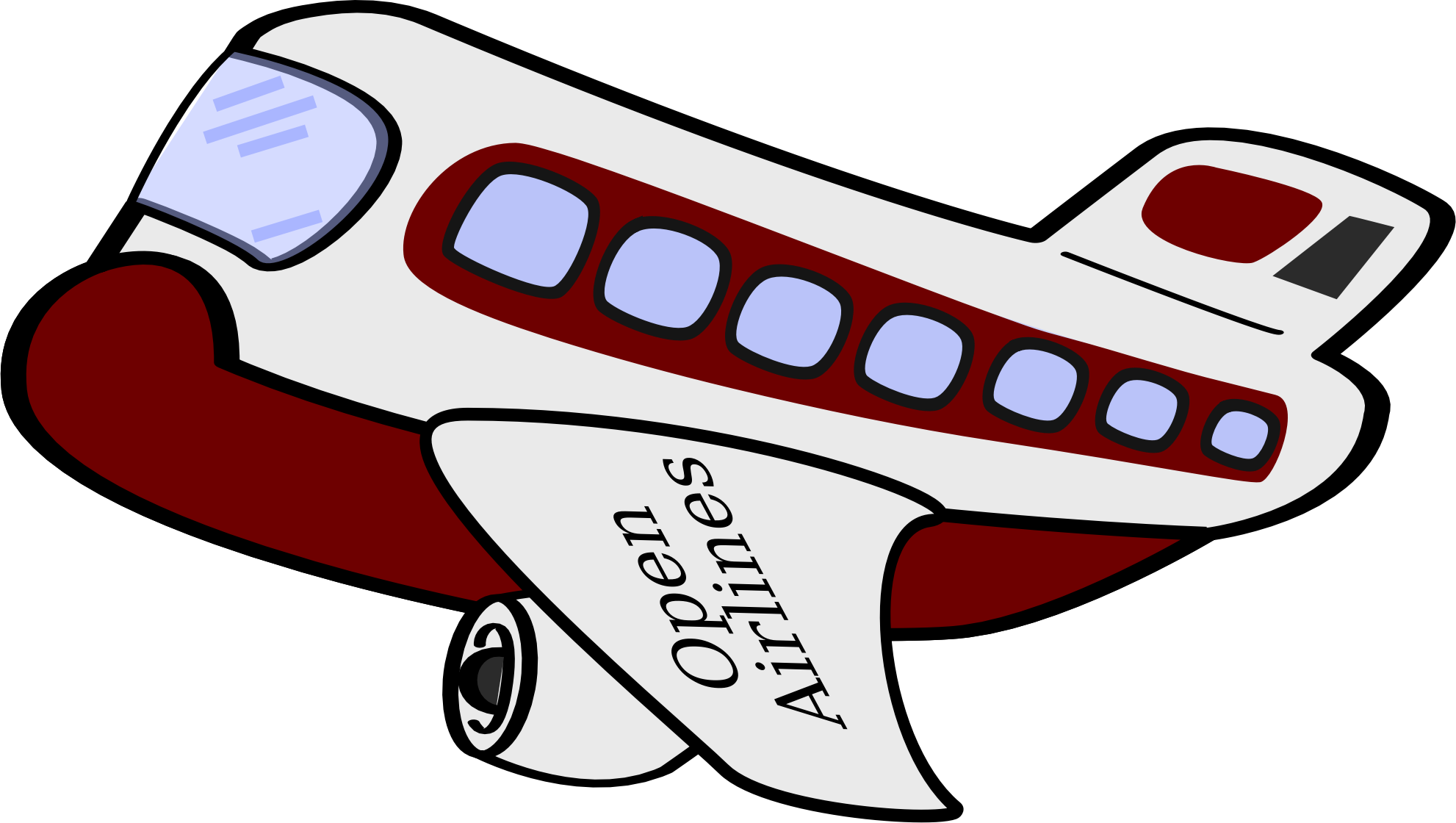 funny airplane clipart - photo #16