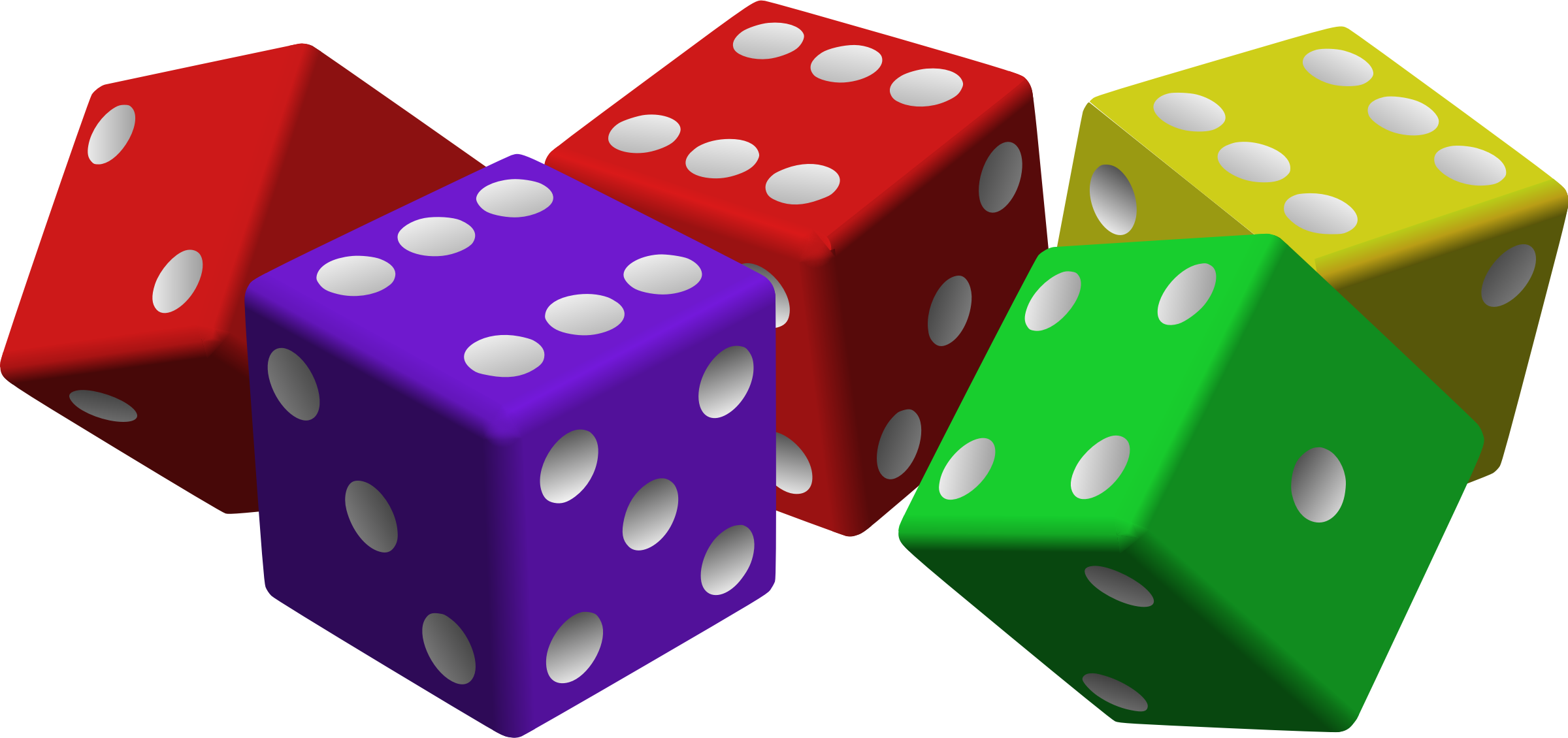 green dice clipart - photo #29