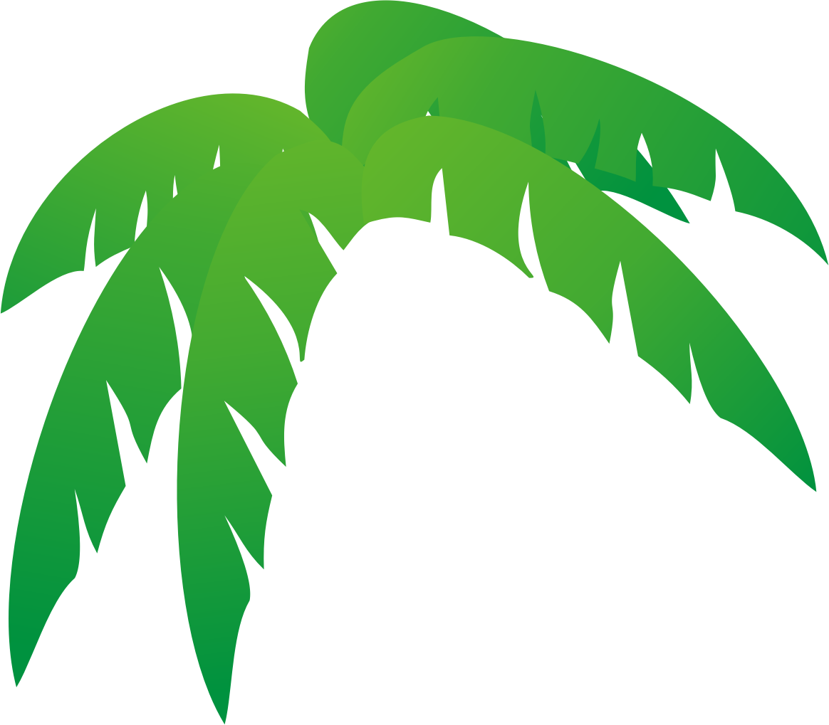 Clipart - Palm Tree Leaves