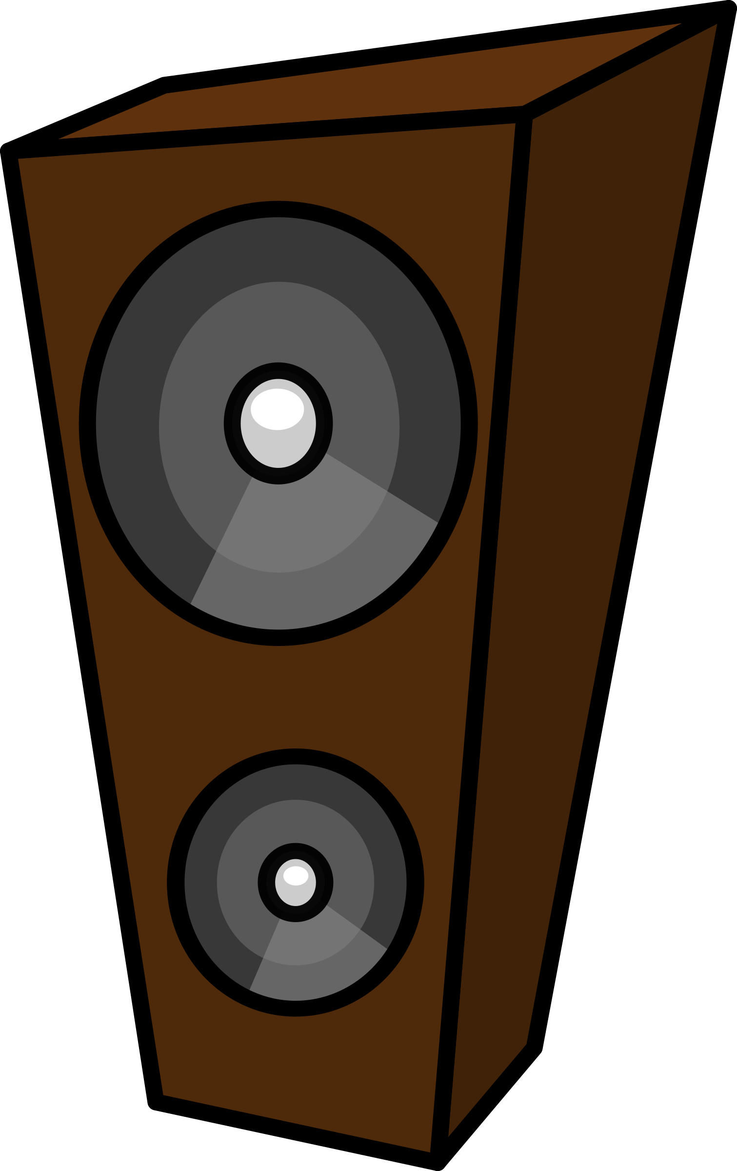 Clipart - Cartoon speaker remix