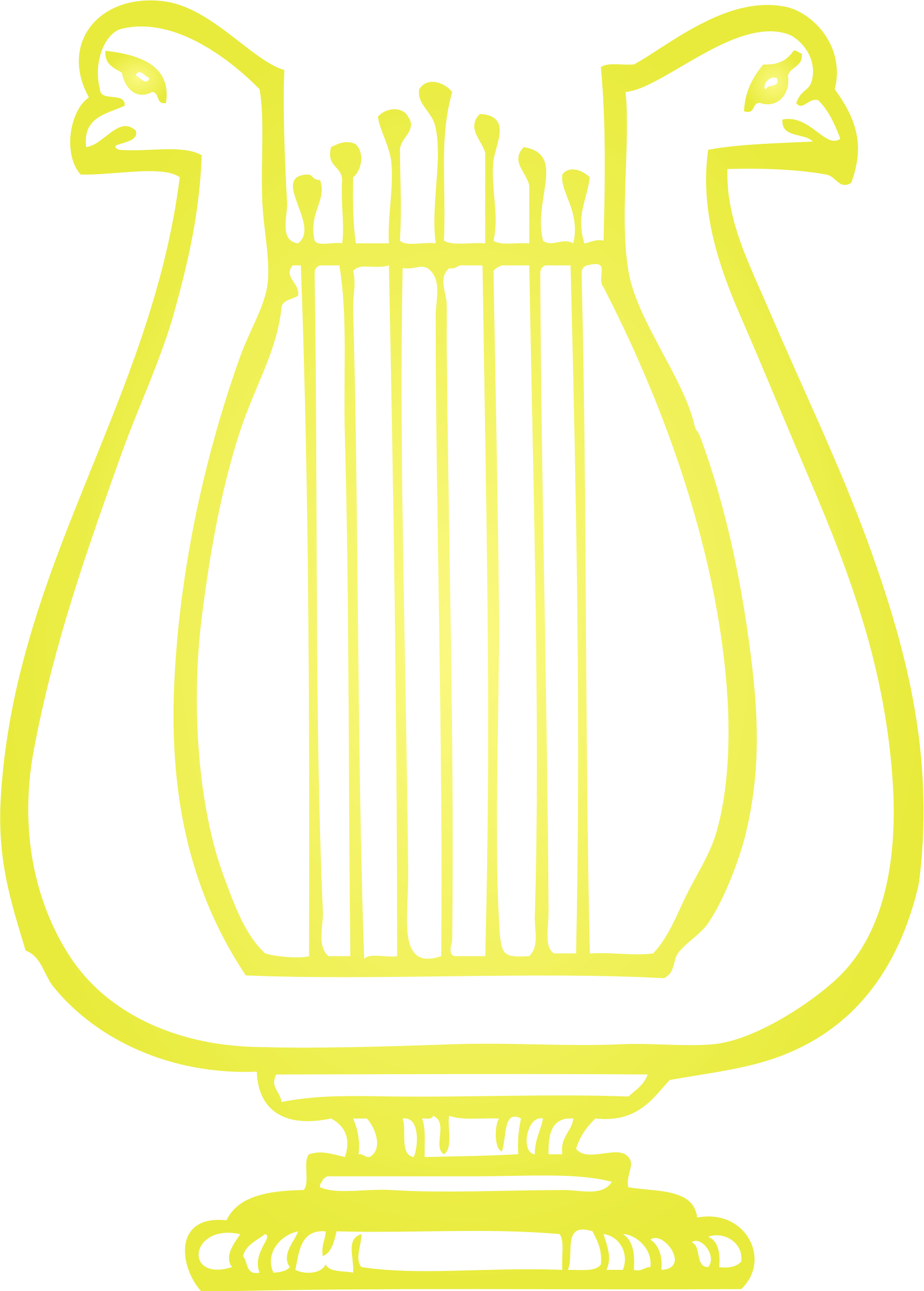 Clipart - Golden Lyre