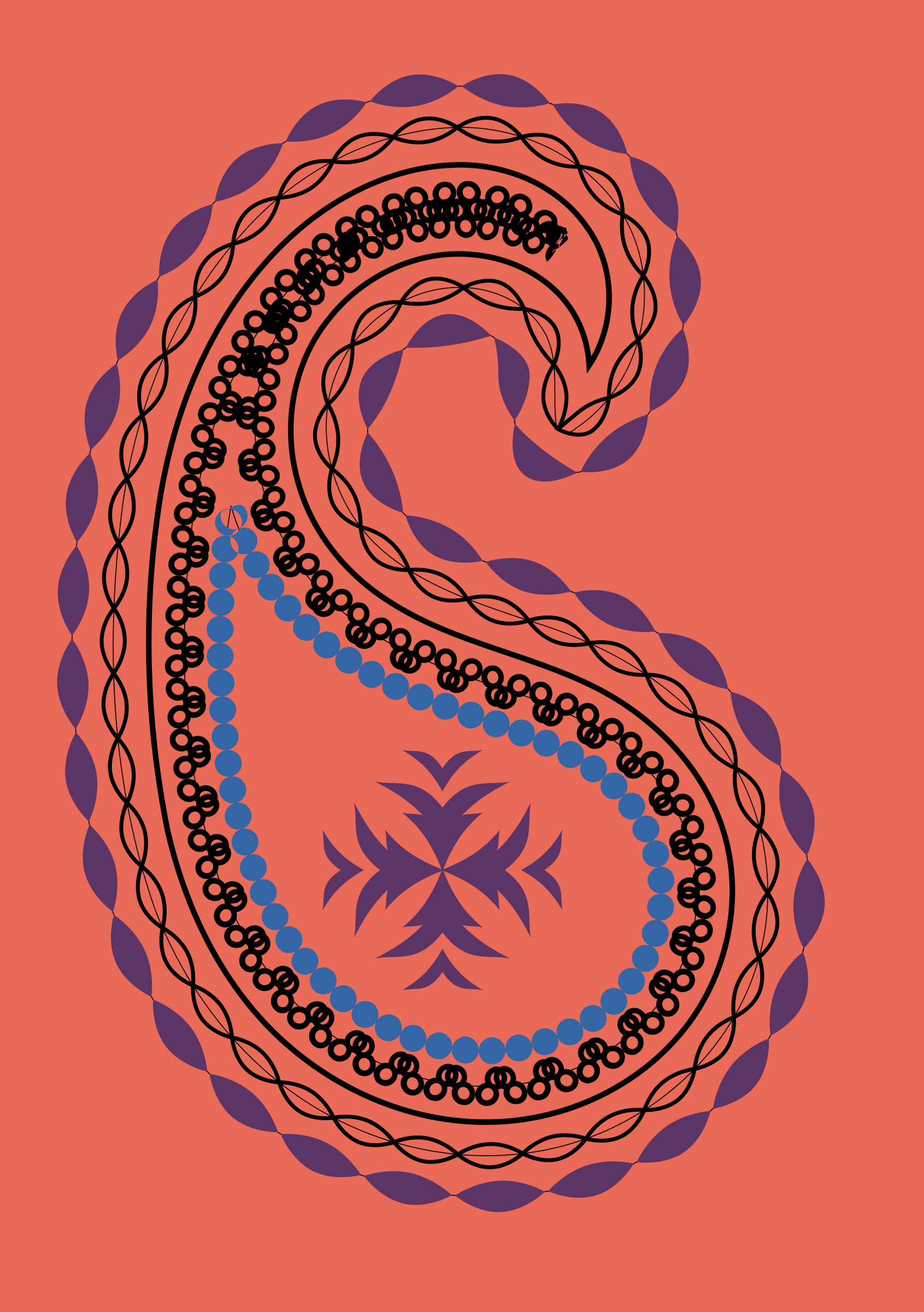 Clipart indian  motif 