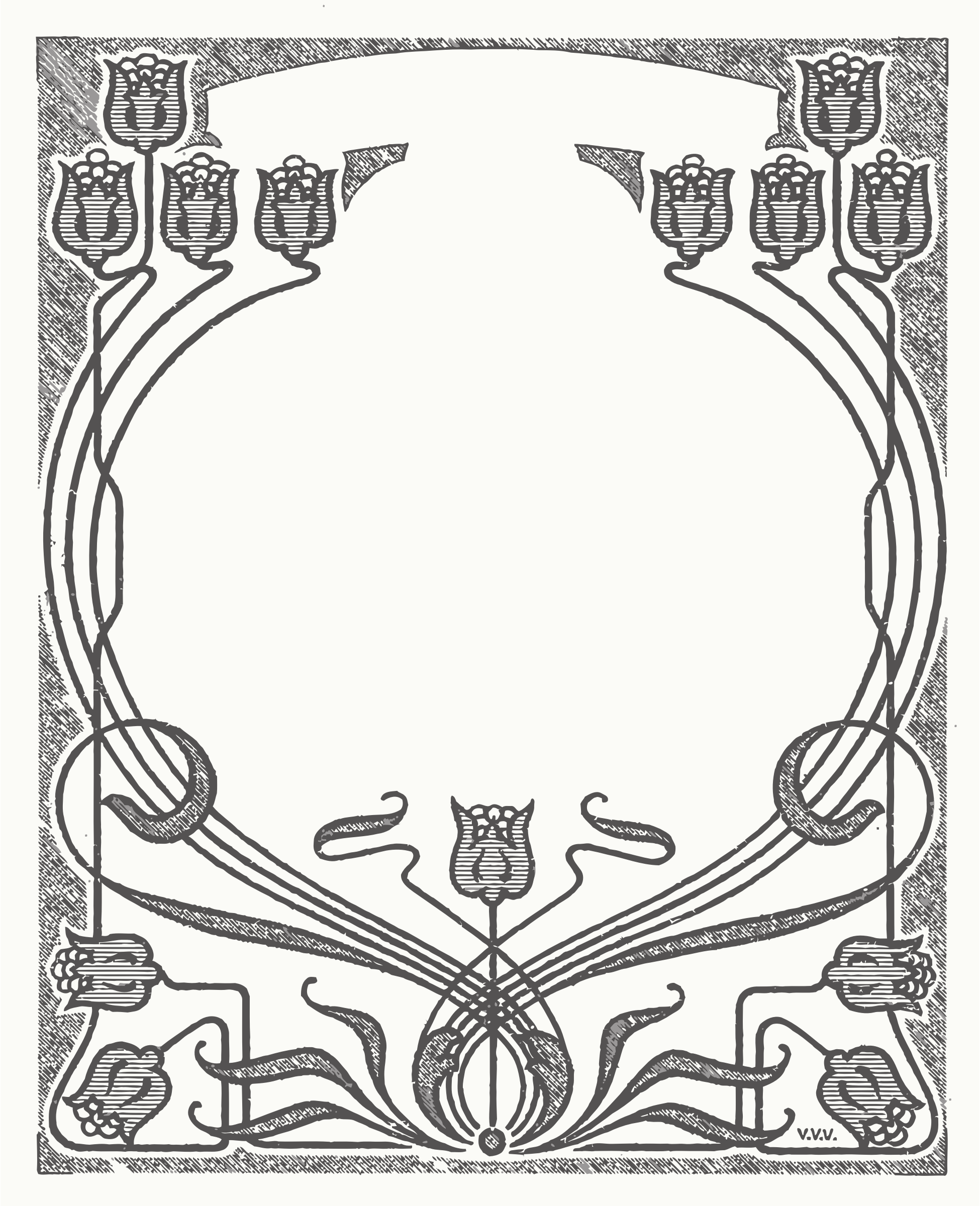 free clipart art nouveau - photo #8