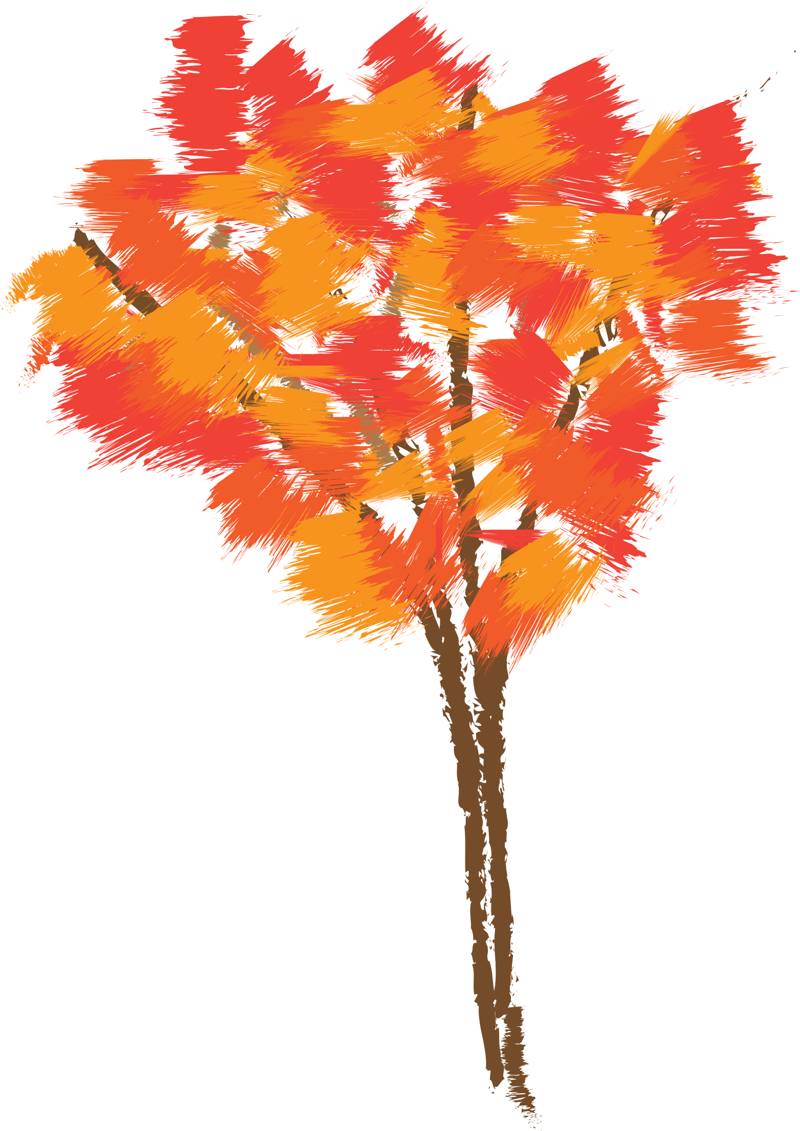 Clipart - Autumn tree