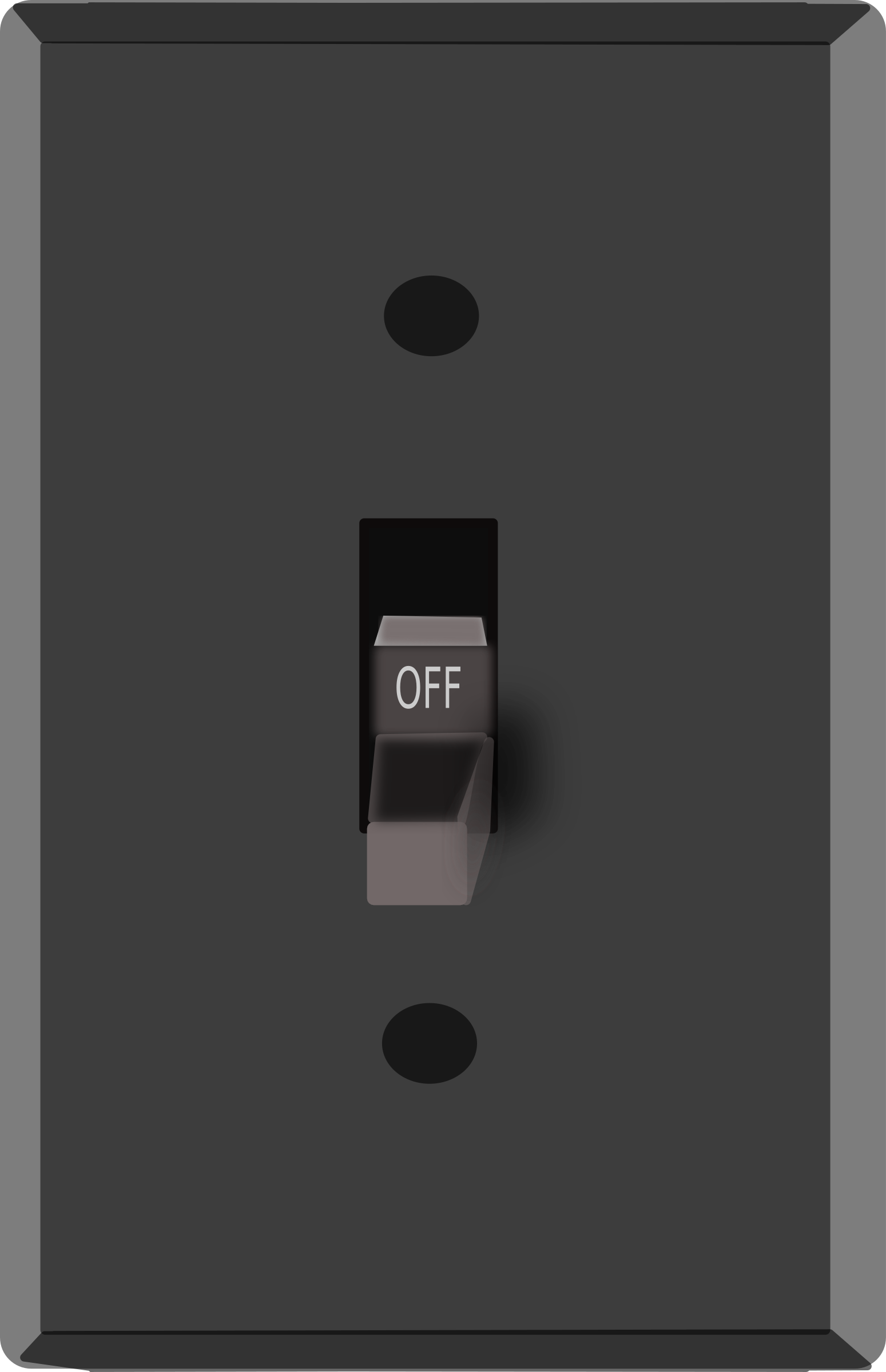 Clipart - Light switch off