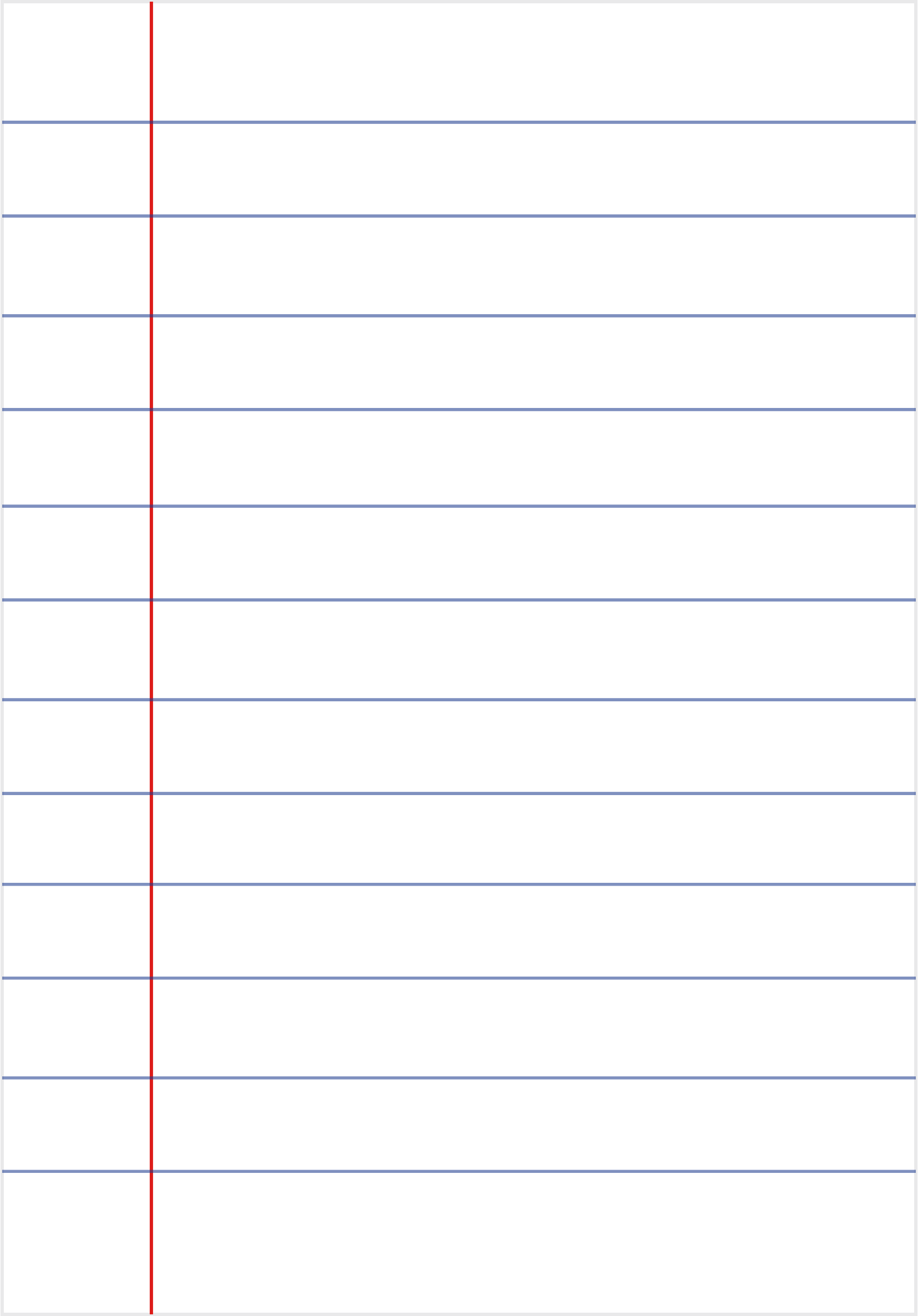 Notes Paper Template