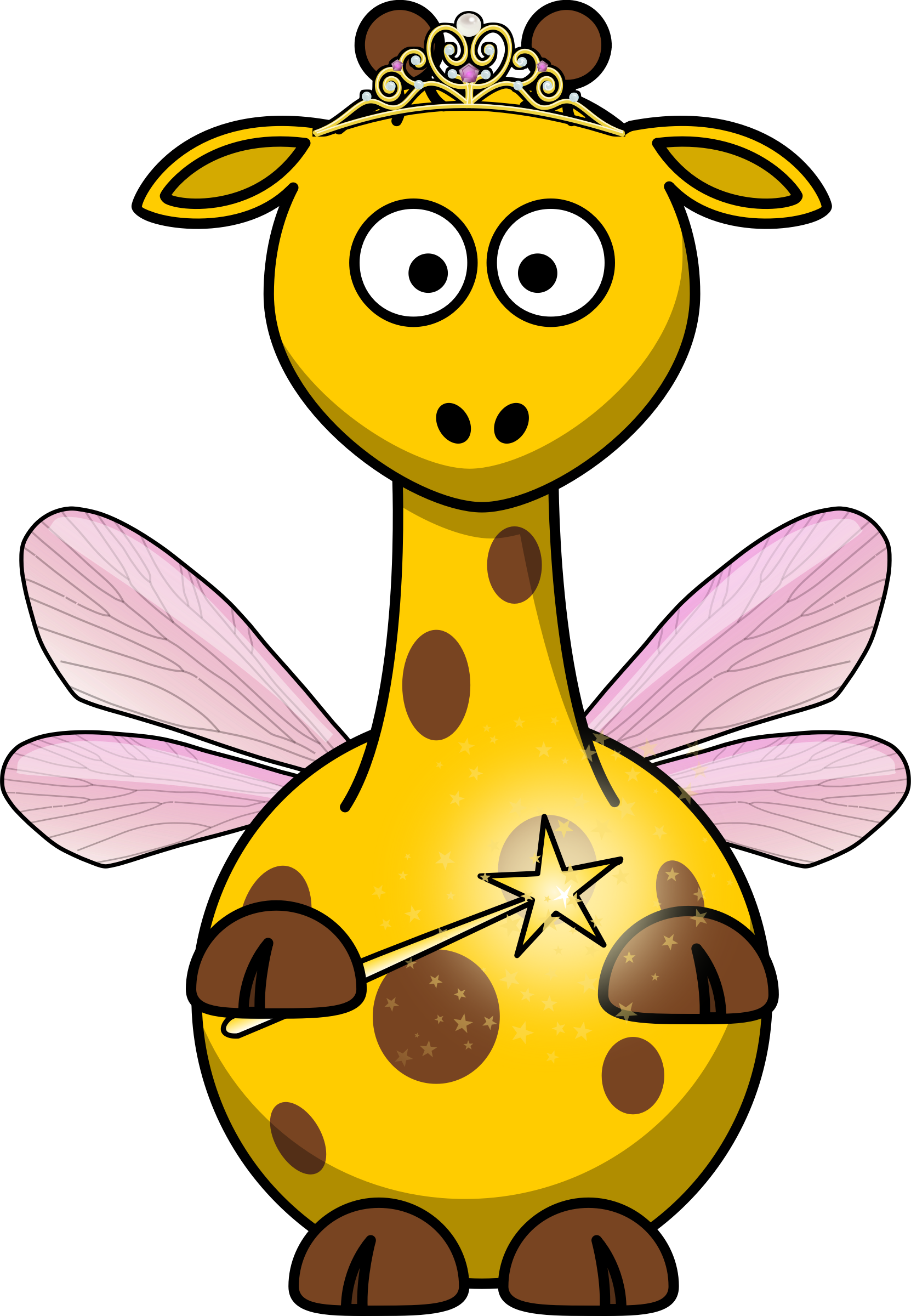 Download Clipart - Giraffe Fairy