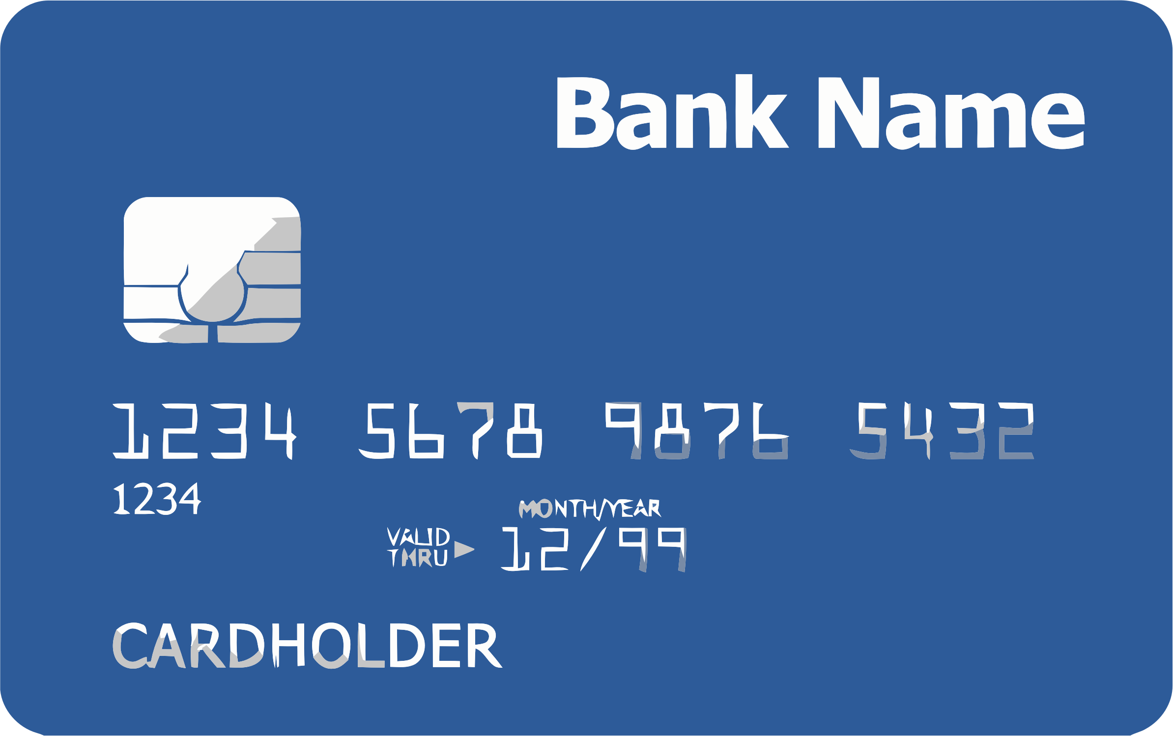 Clipart - Credit Card (Front)