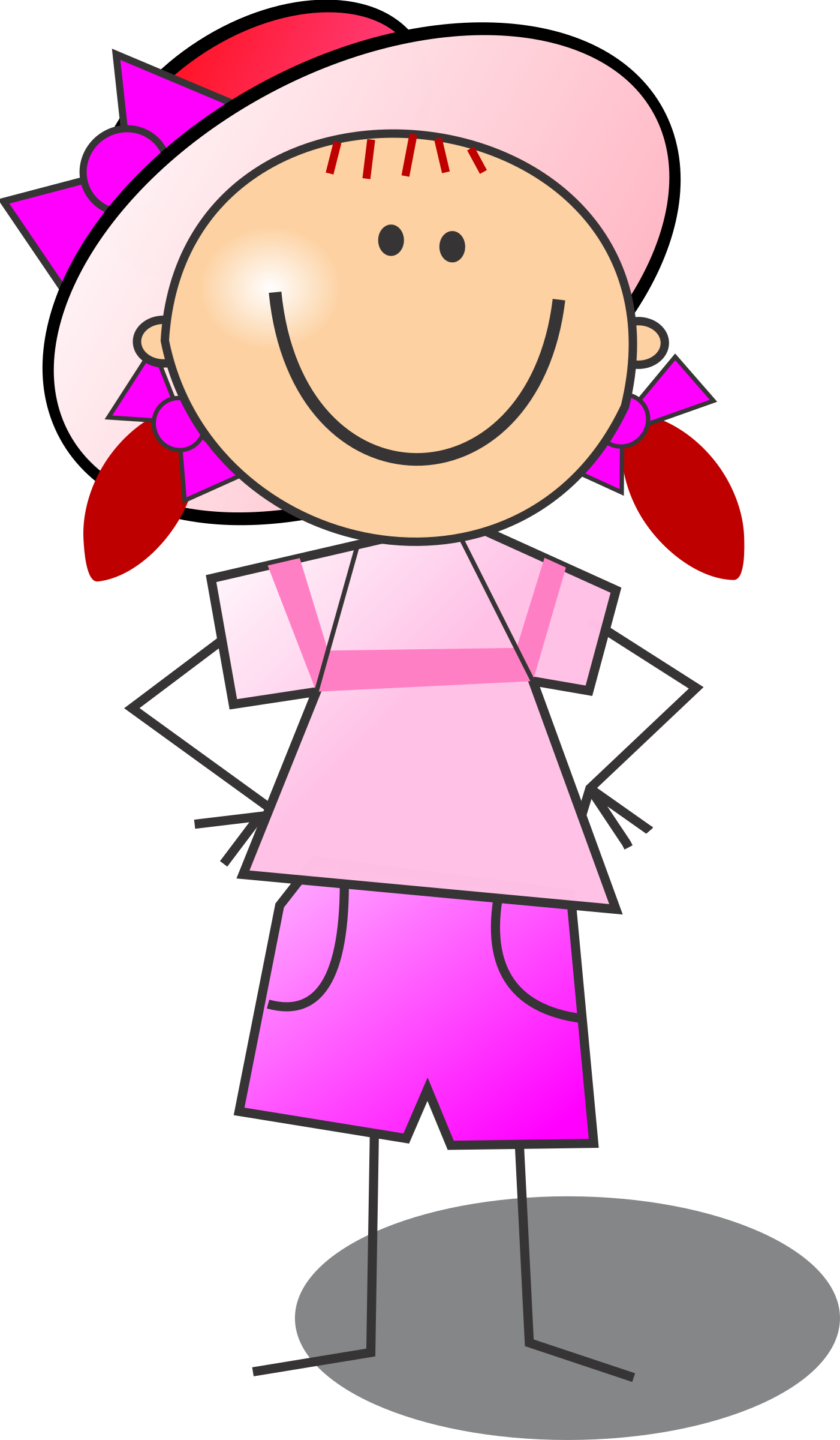 clipart girl smiling - photo #15