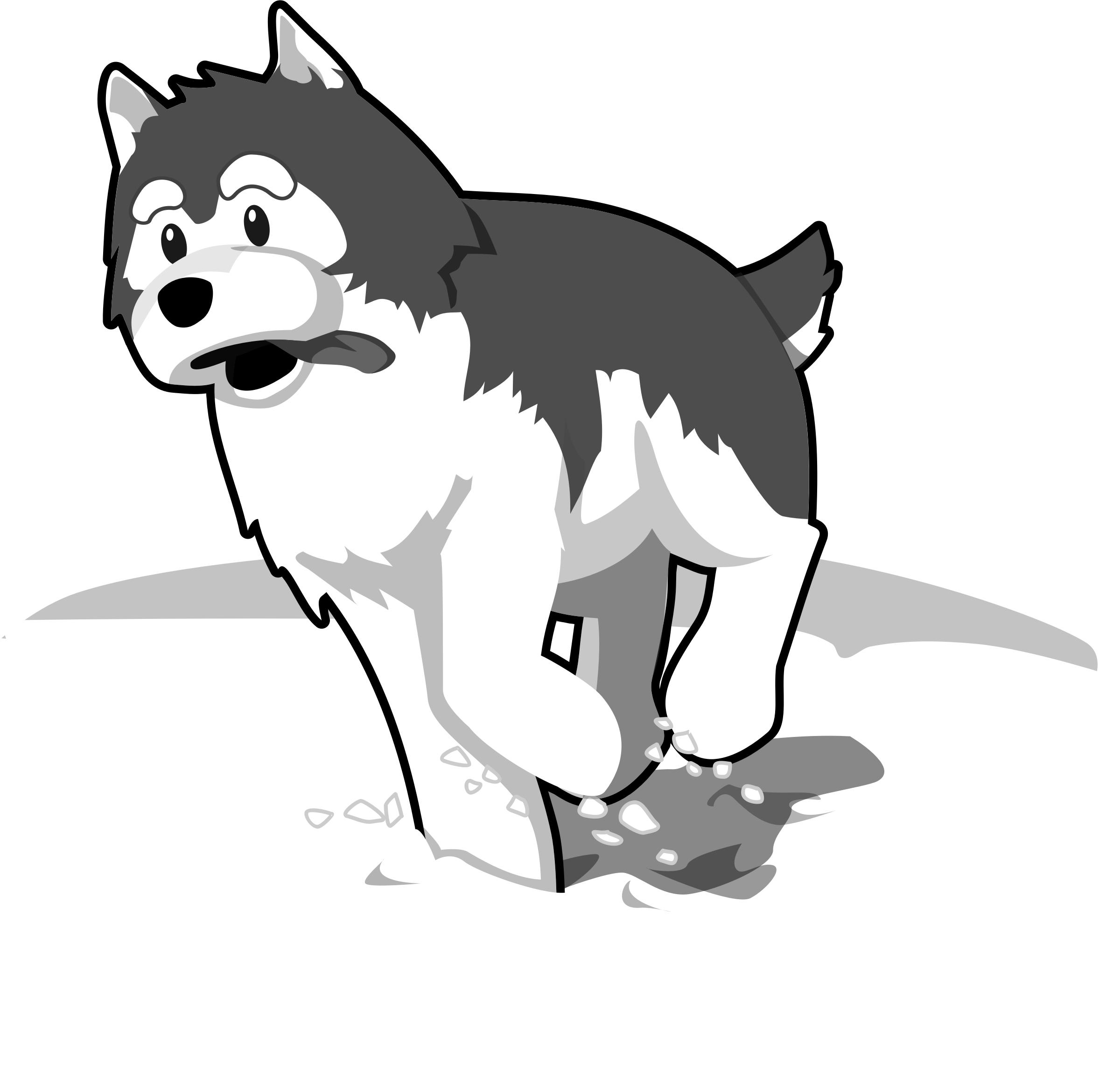 Husky Coloring Page